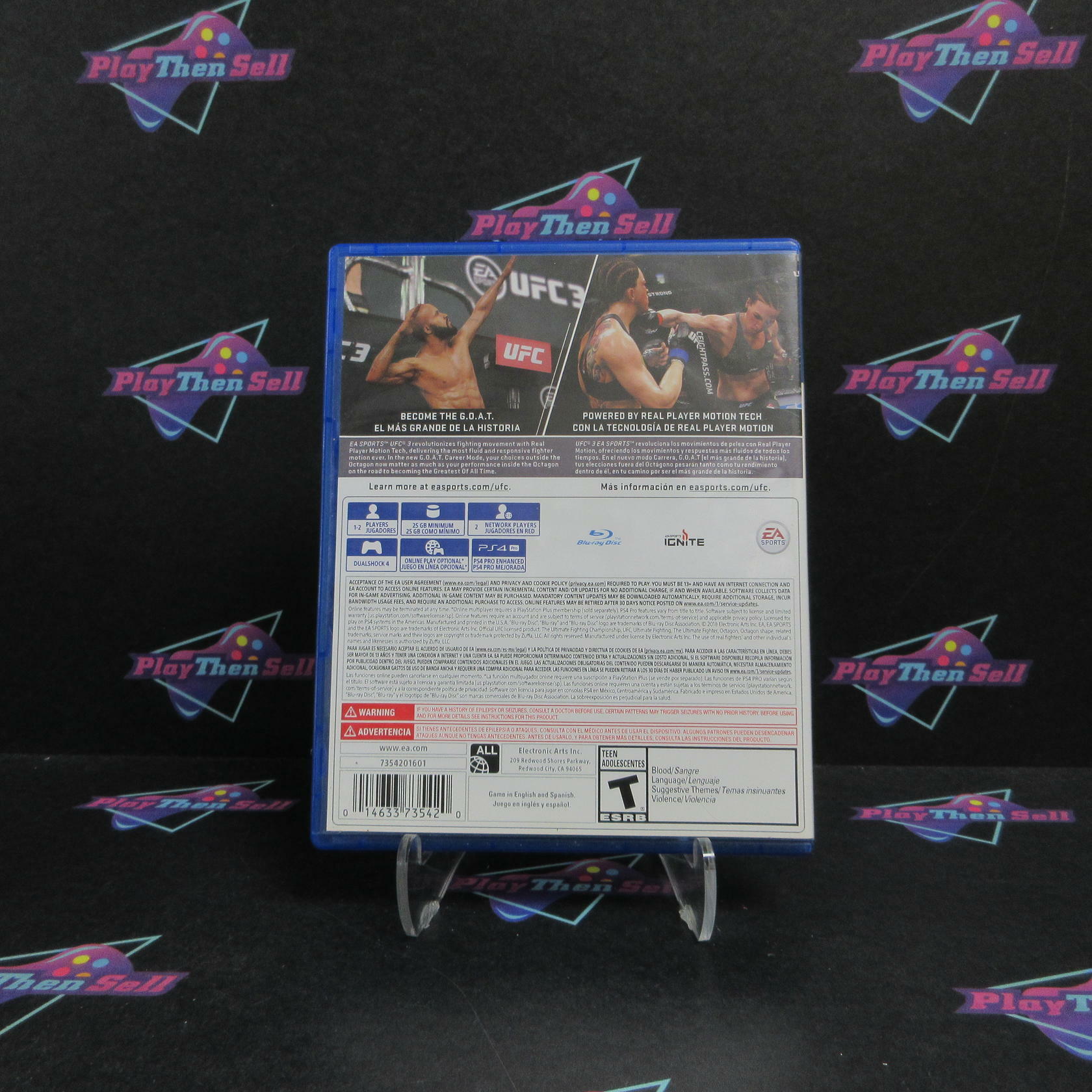 UFC 3 PS4 PlayStation 4 Complete - Very Good