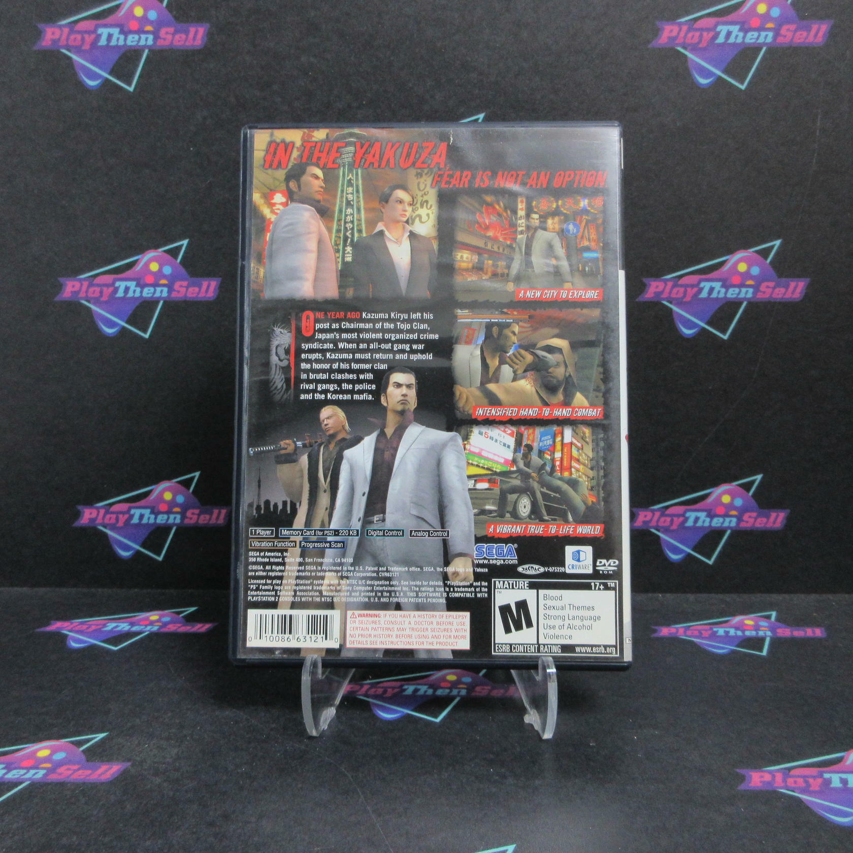 Yakuza 2 PS2 PlayStation 2 Complete - Very Good