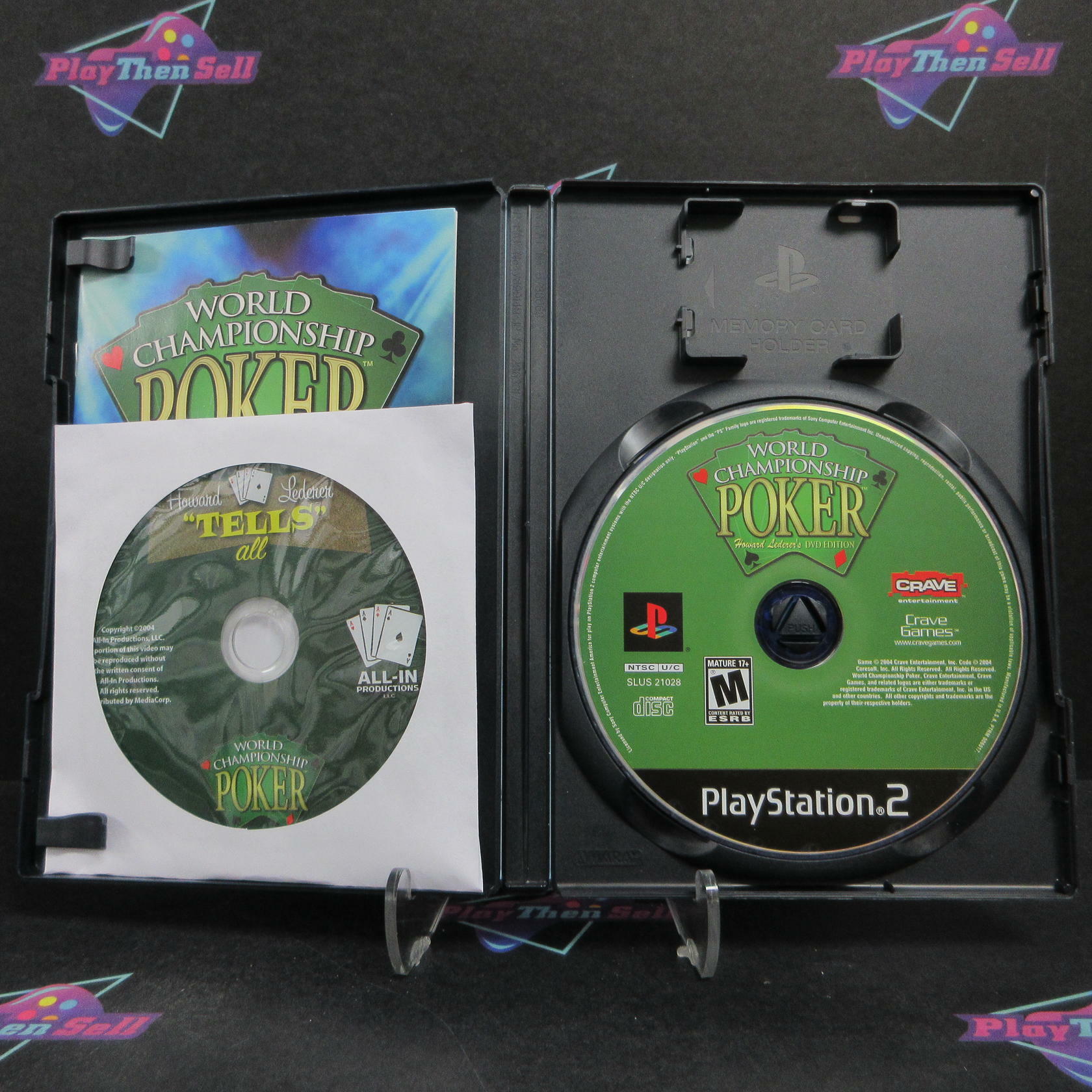 World Championship Poker PS2 PlayStation 2 + DVD Complete - Very Good