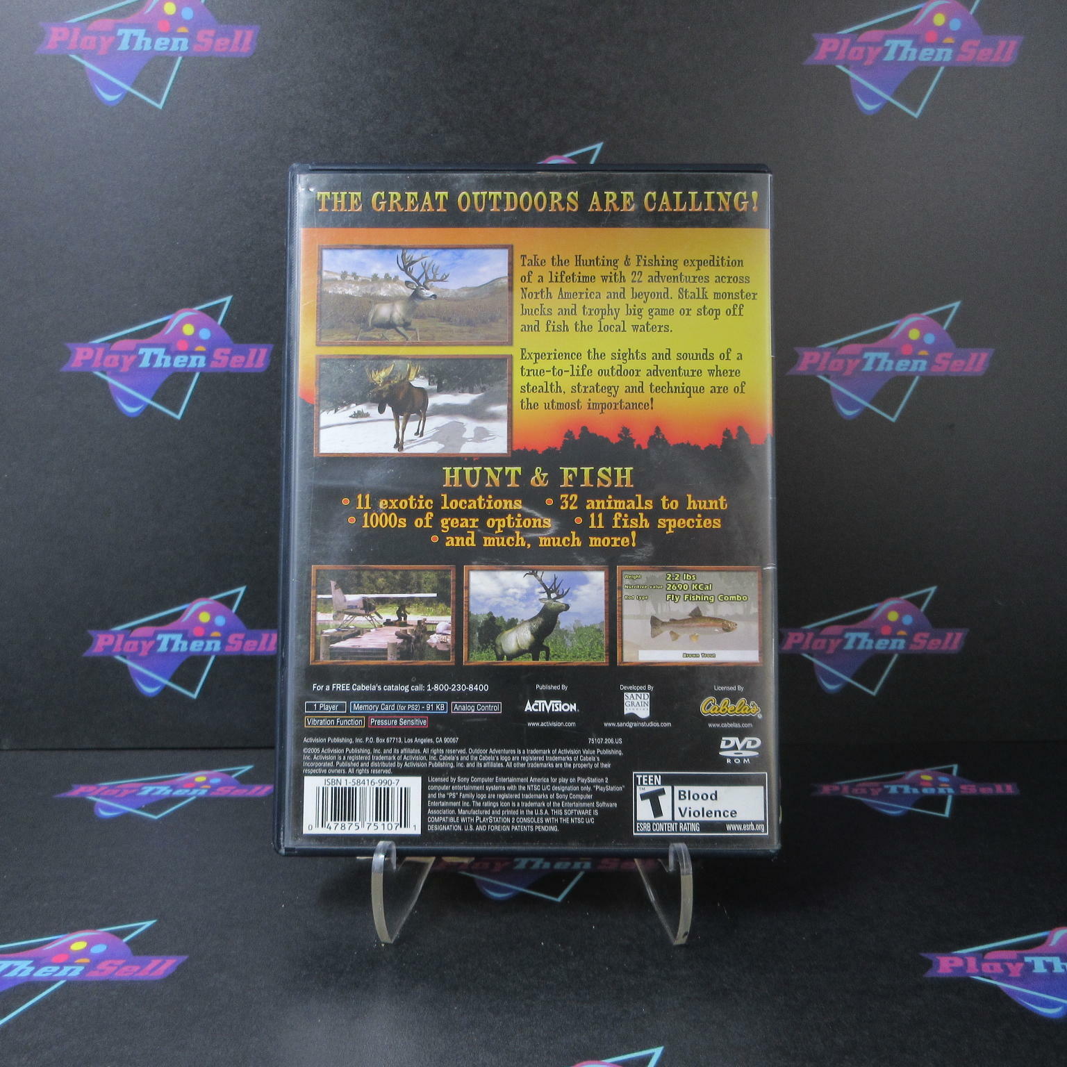 Cabela's Outdoor Adventure 2006 PS2 PlayStation 2 +Reg Card Complete - Very Good