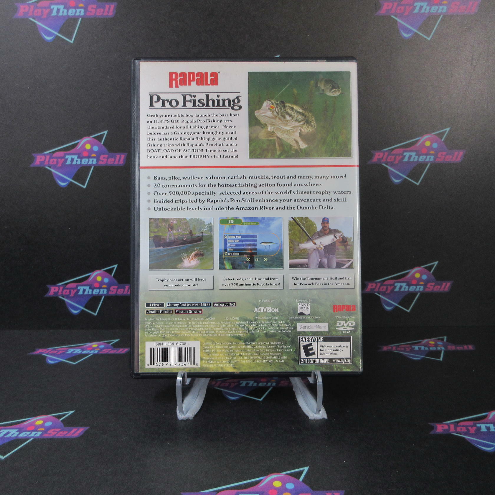 Rapalas Pro Fishing PS2 PlayStation 2 Complete - Very Good