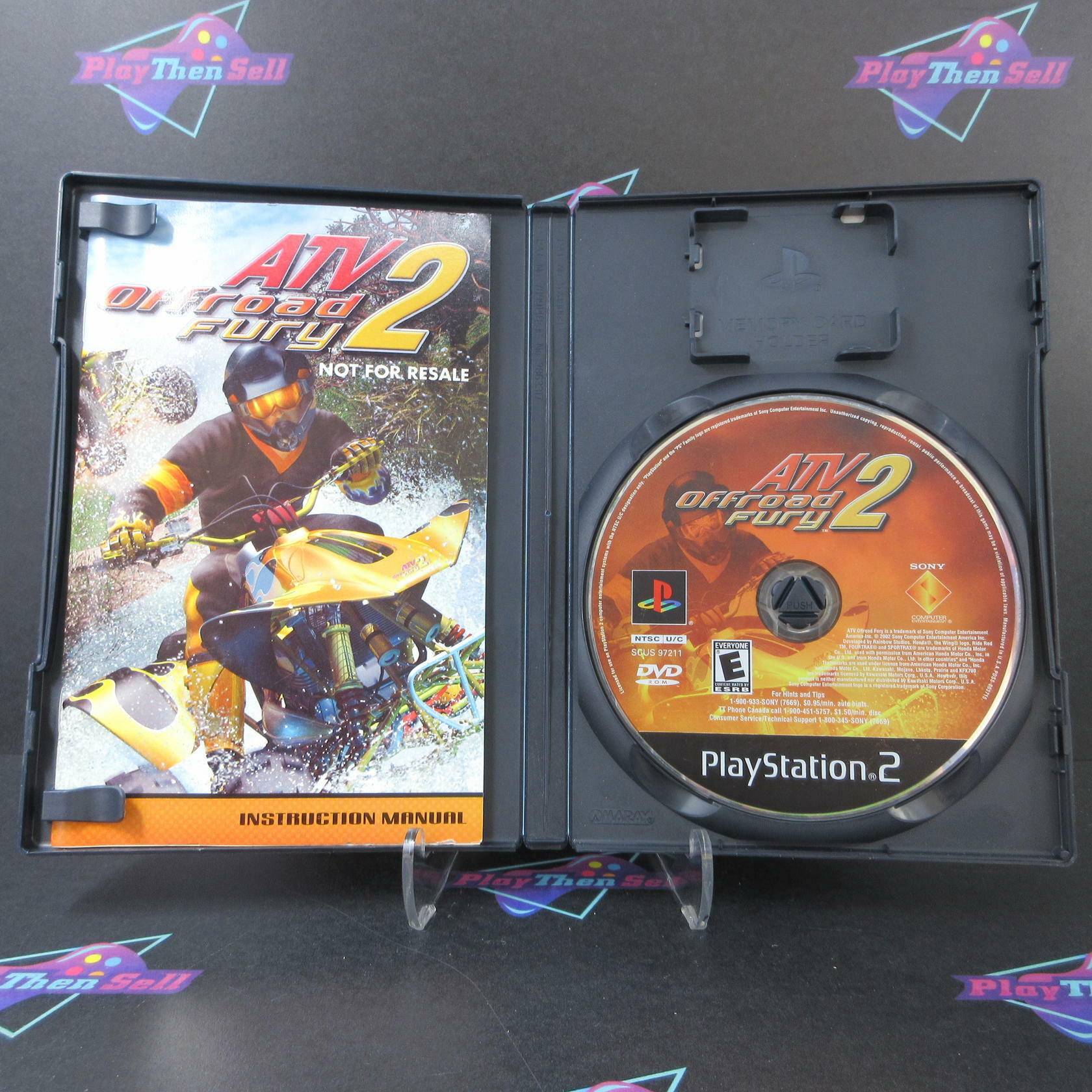 ATV Offroad Fury 2 PS2 PlayStation 2 + Reg Card Complete - Very Good
