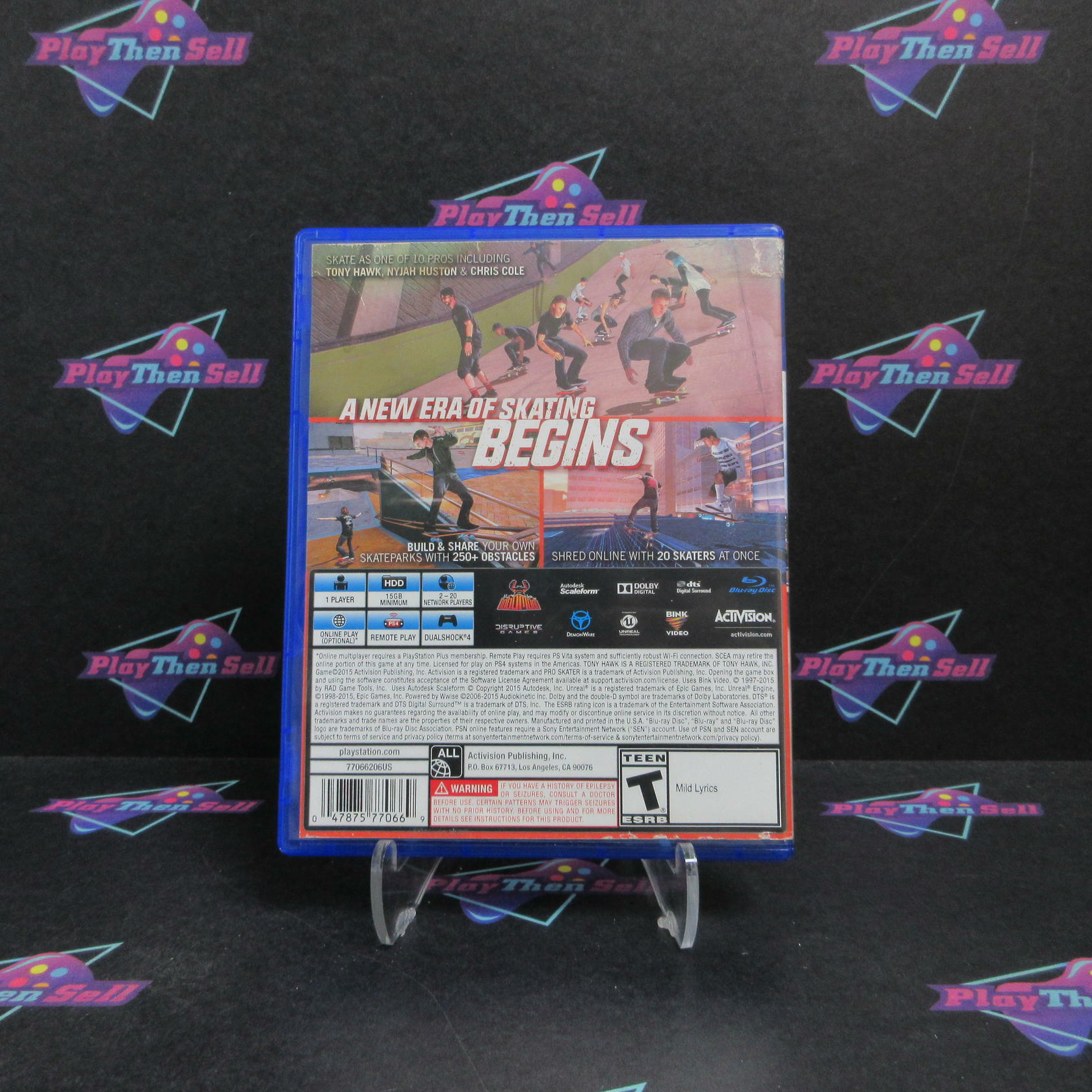 Tony Hawk's Pro Skater 5 PS4 PlayStation 4 Complete - Very Good