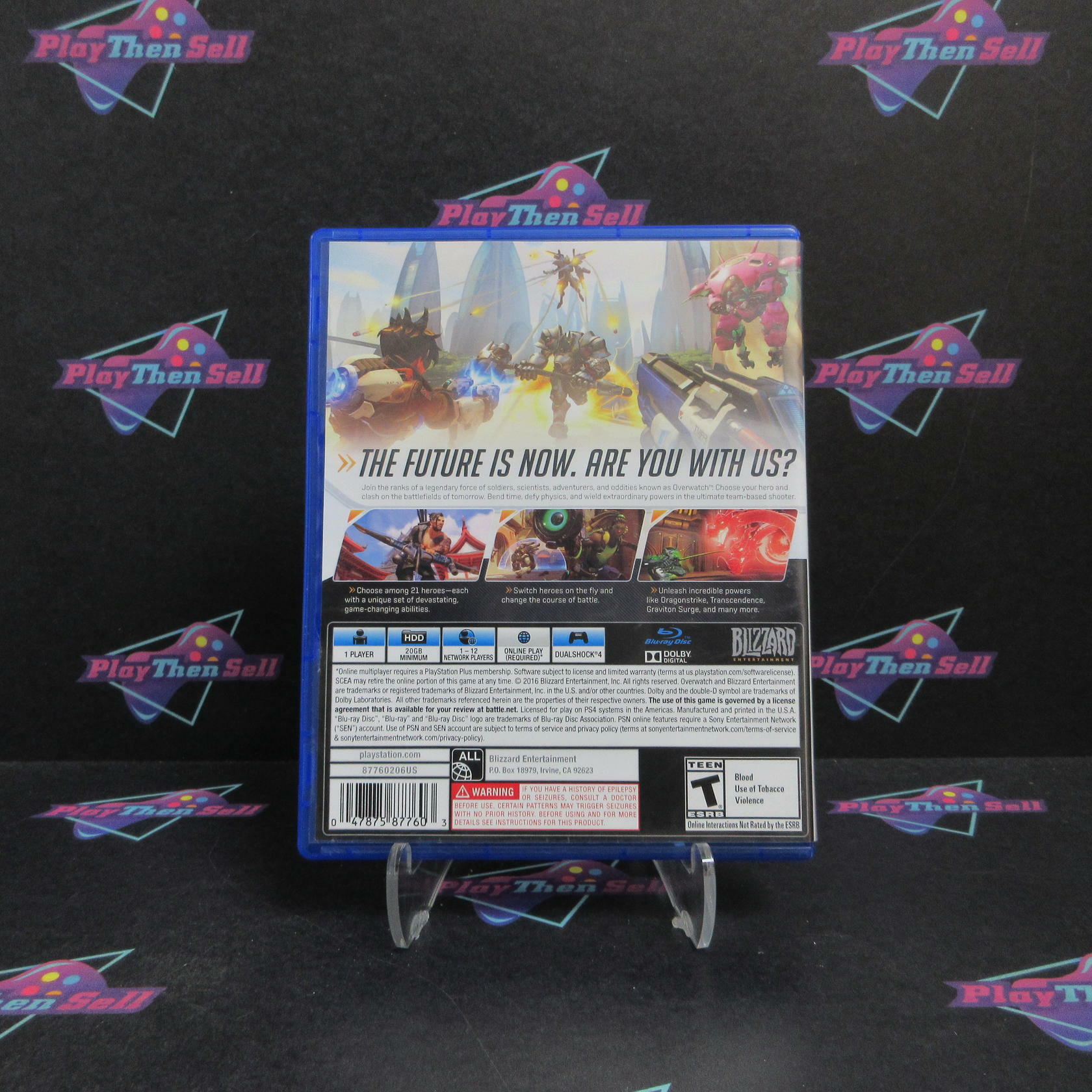 Overwatch Origins Edition PS4 PlayStation 4 Complete - Very Good