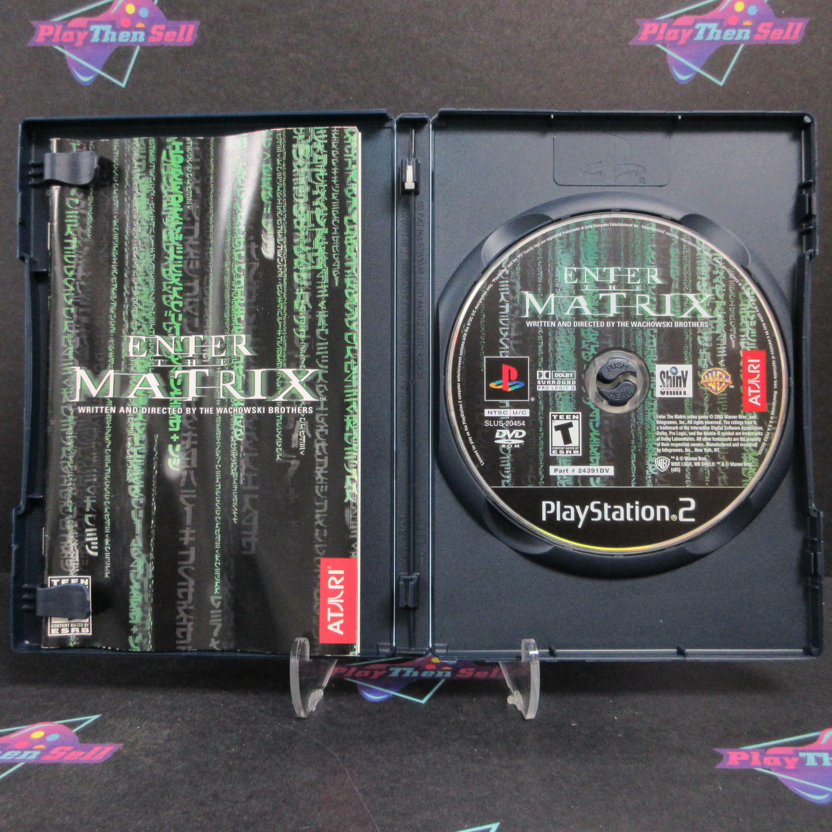 Enter The Matrix PS2 PlayStation 2 Complete - Very Good