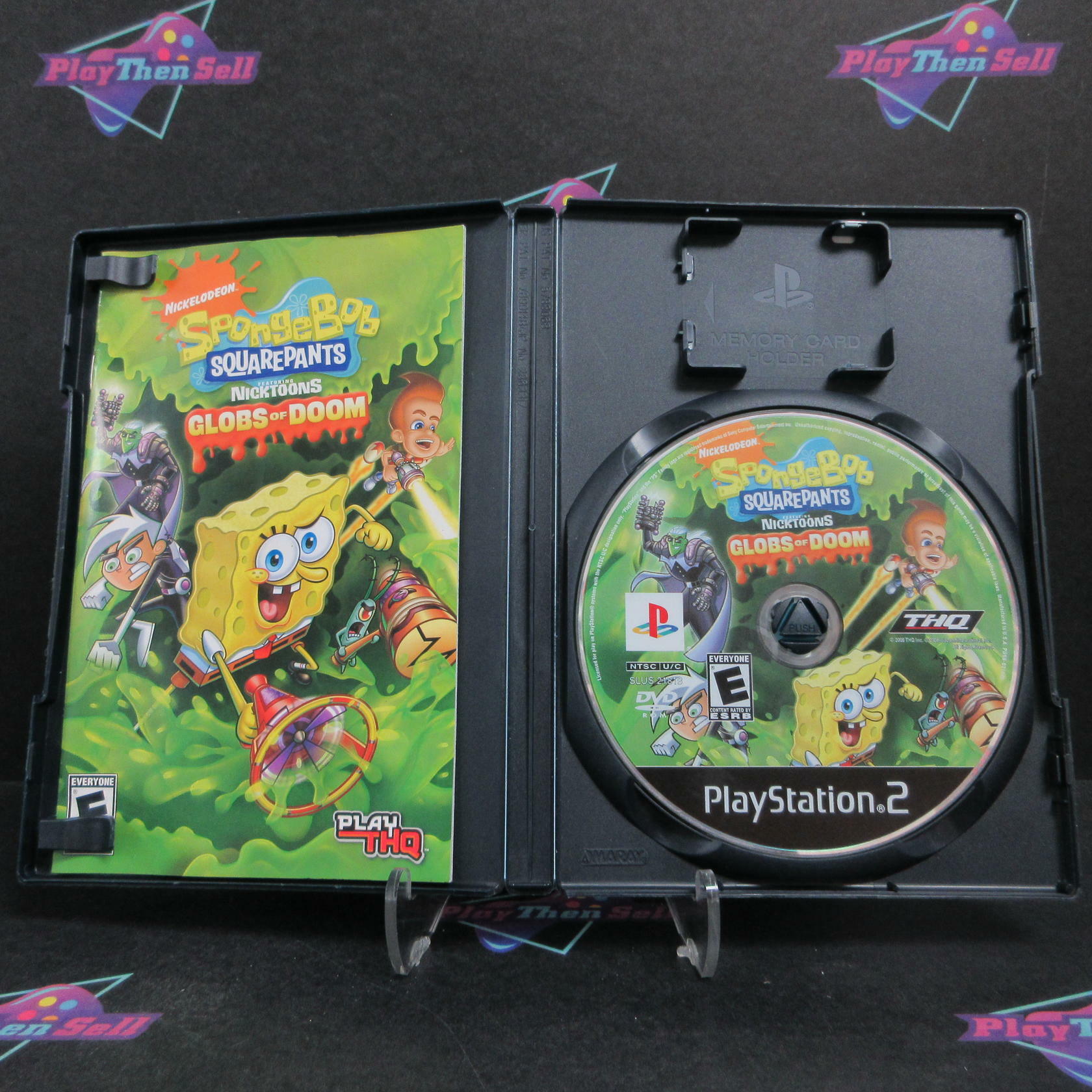 SpongeBob SquarePants Globs of Doom PS2 PlayStation 2 Complete - Very Good