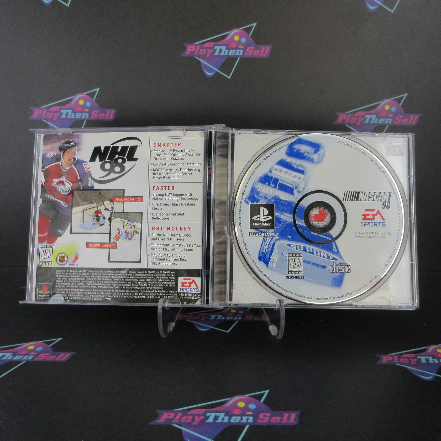 NASCAR 98 PS1 PlayStation 1 Complete - Very Good