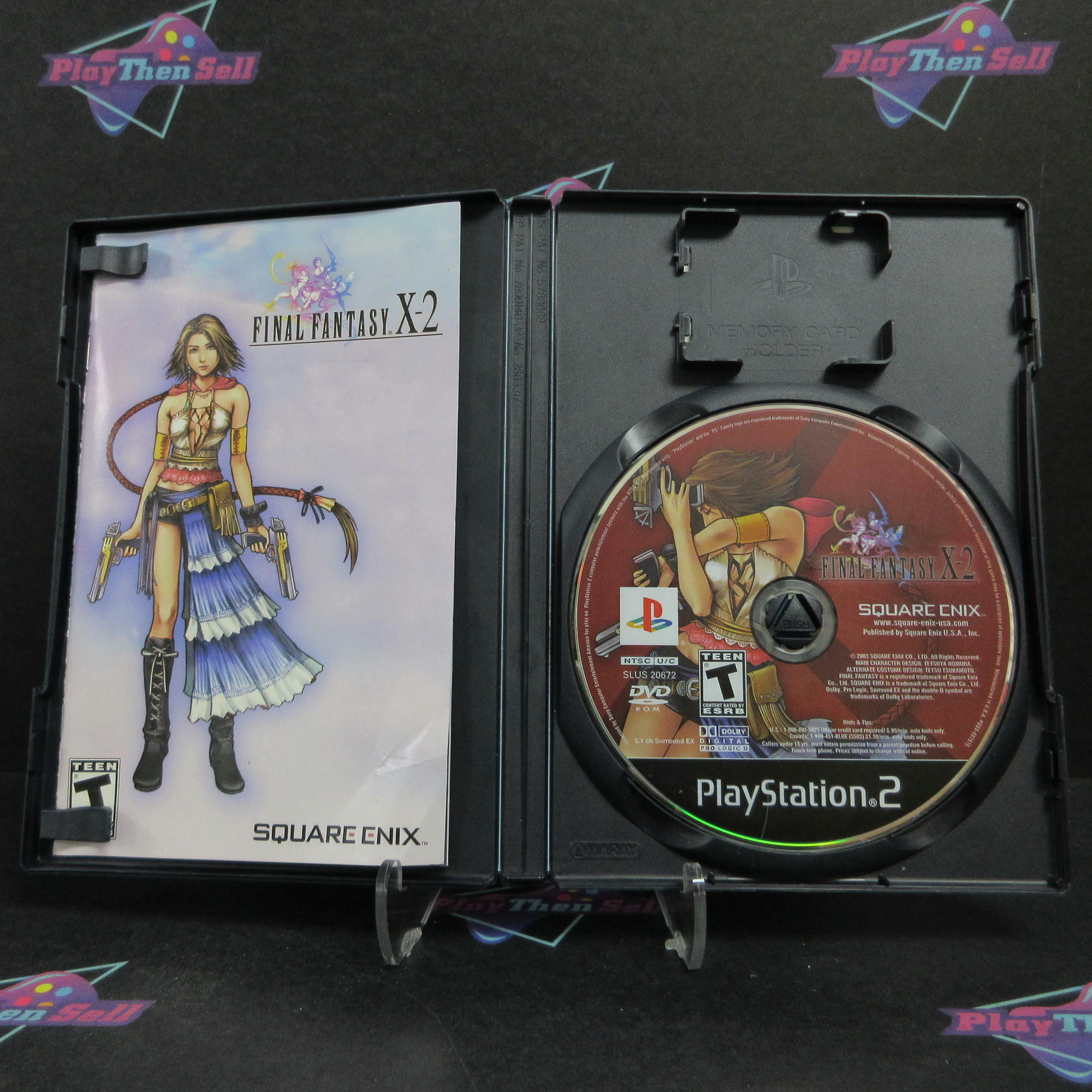 Final Fantasy X-2 PS2 PlayStation 2 + Reg Card Complete - Very Good