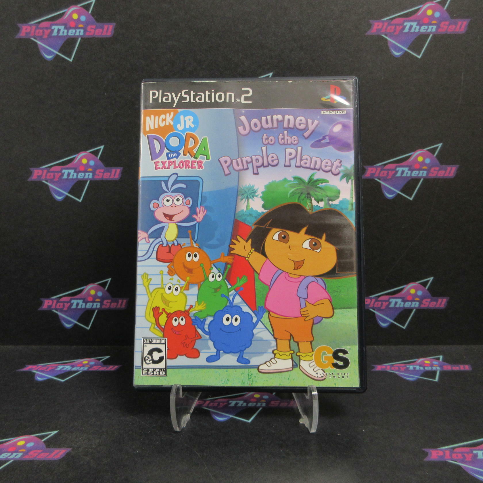 Dora the Explorer Journey to the Purple Planet PS2 PlayStation 2 CIB - Very Good