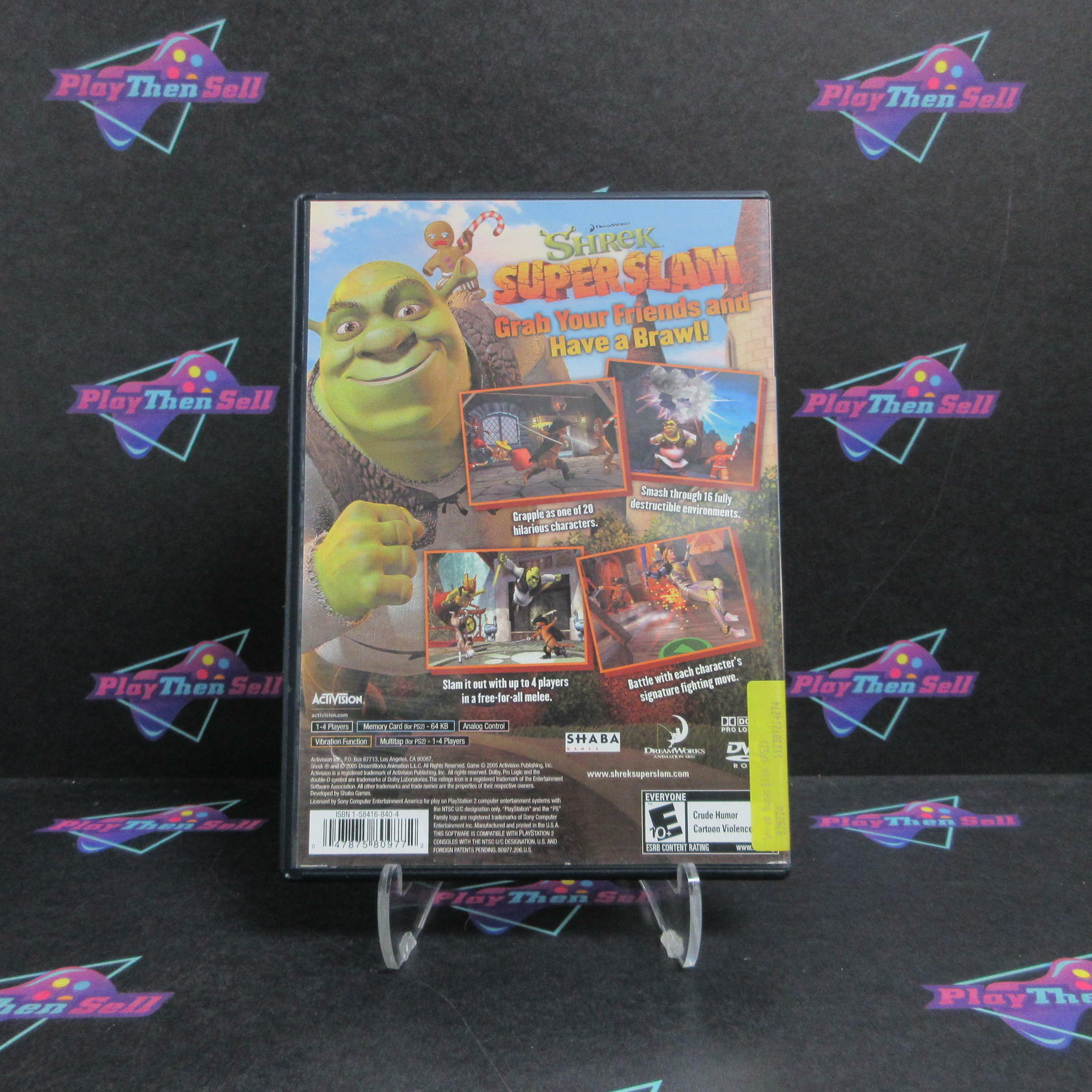 Shrek SuperSlam PS2 PlayStation 2 Complete - Very Good