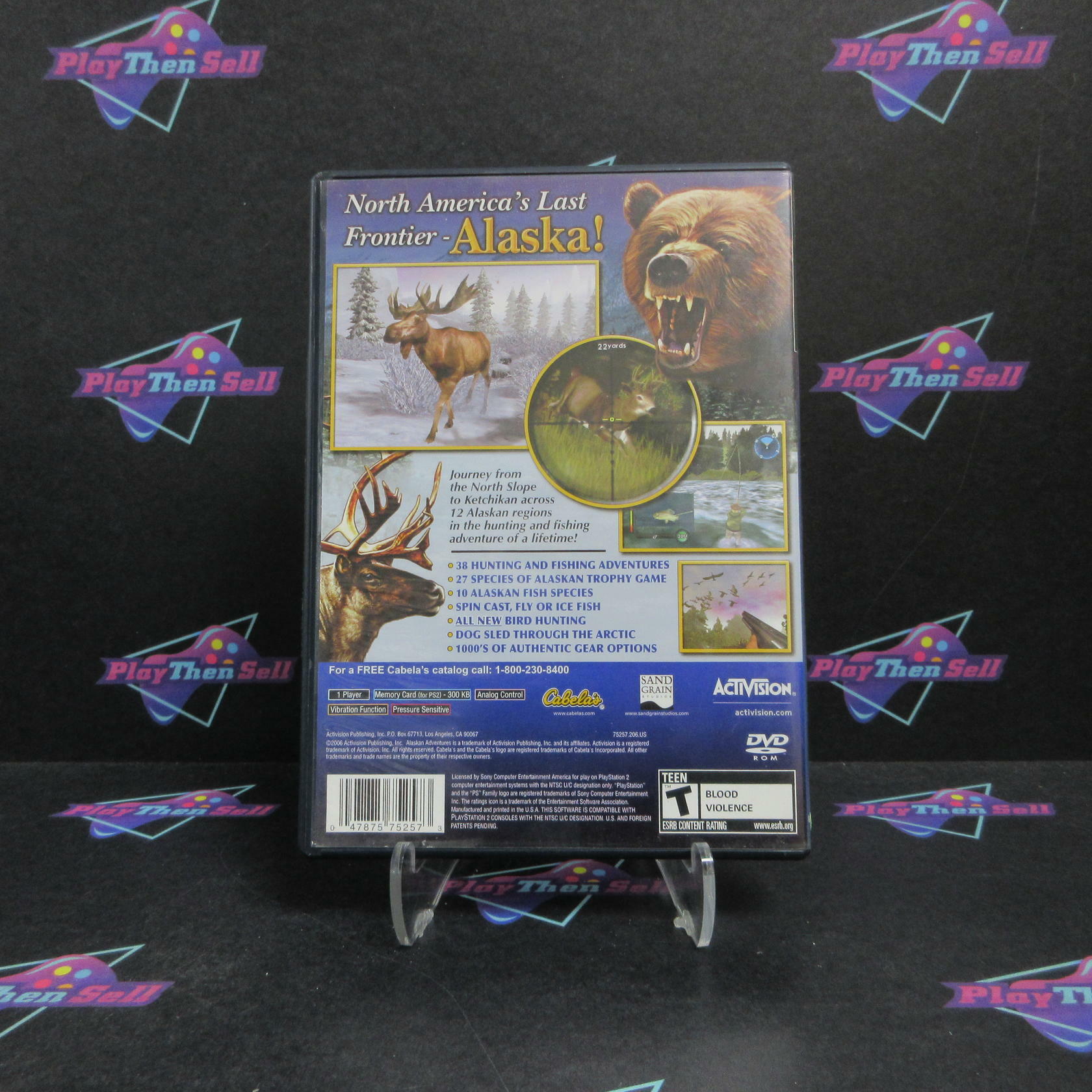 Cabelas Alaskan Adventures PS2 PlayStation 2 - Very Good