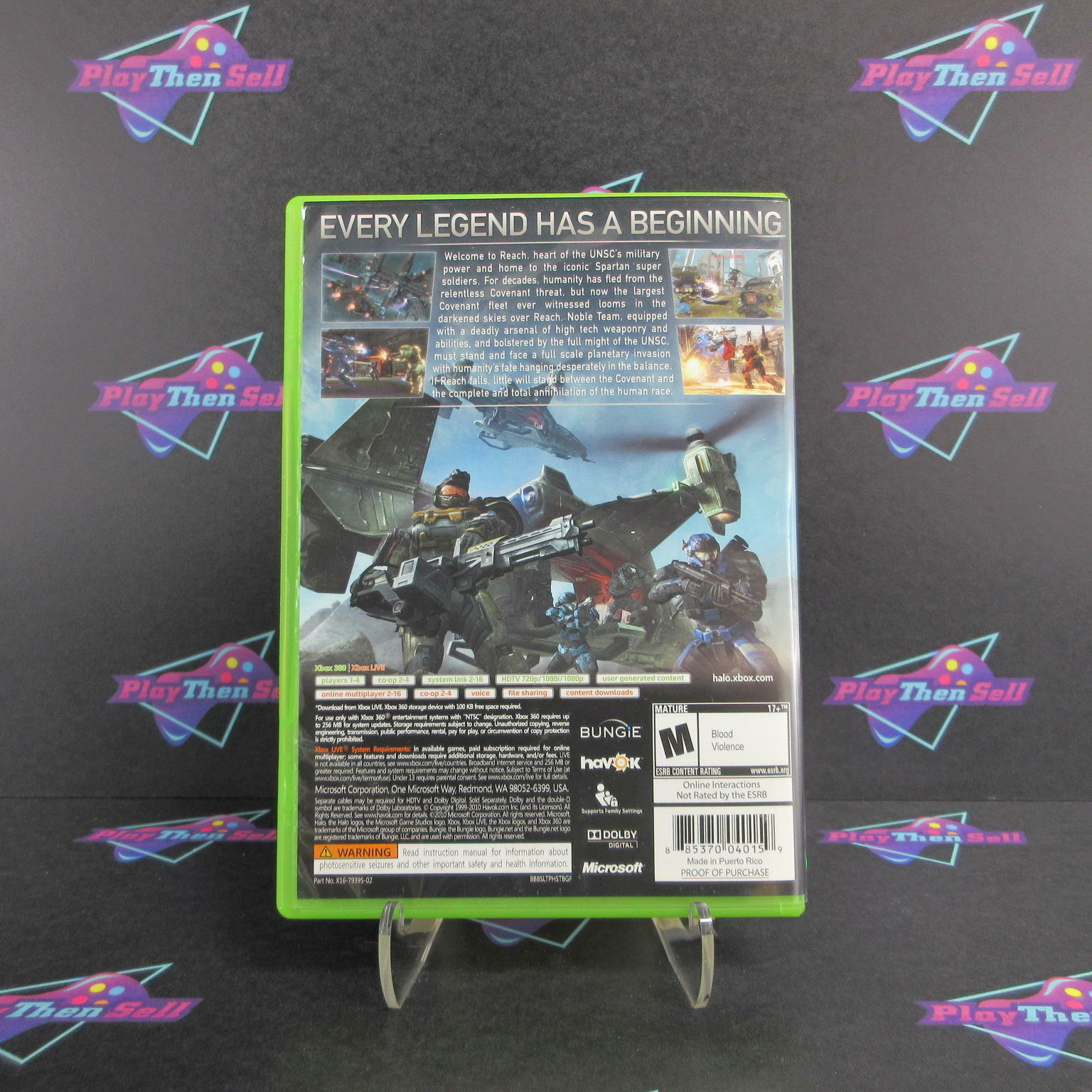 Halo Reach Xbox 360 - Very Good