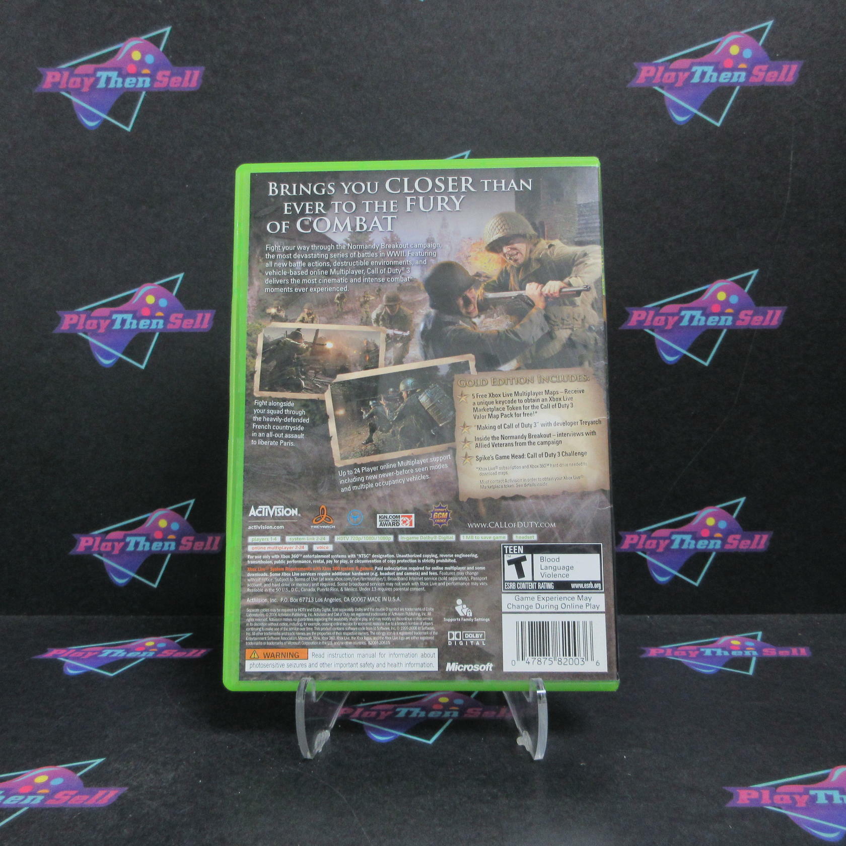 Call of Duty 3 Gold Edition Xbox 360 - Very Good