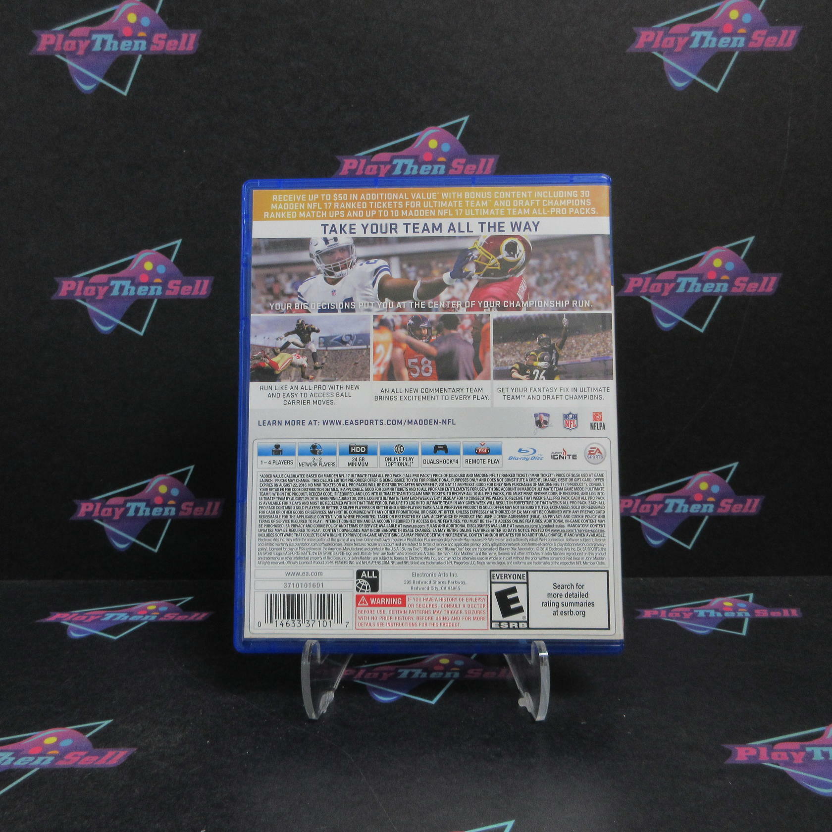 Madden NFL 17 Deluxe Edition PS4 PlayStation 4 - Very Good