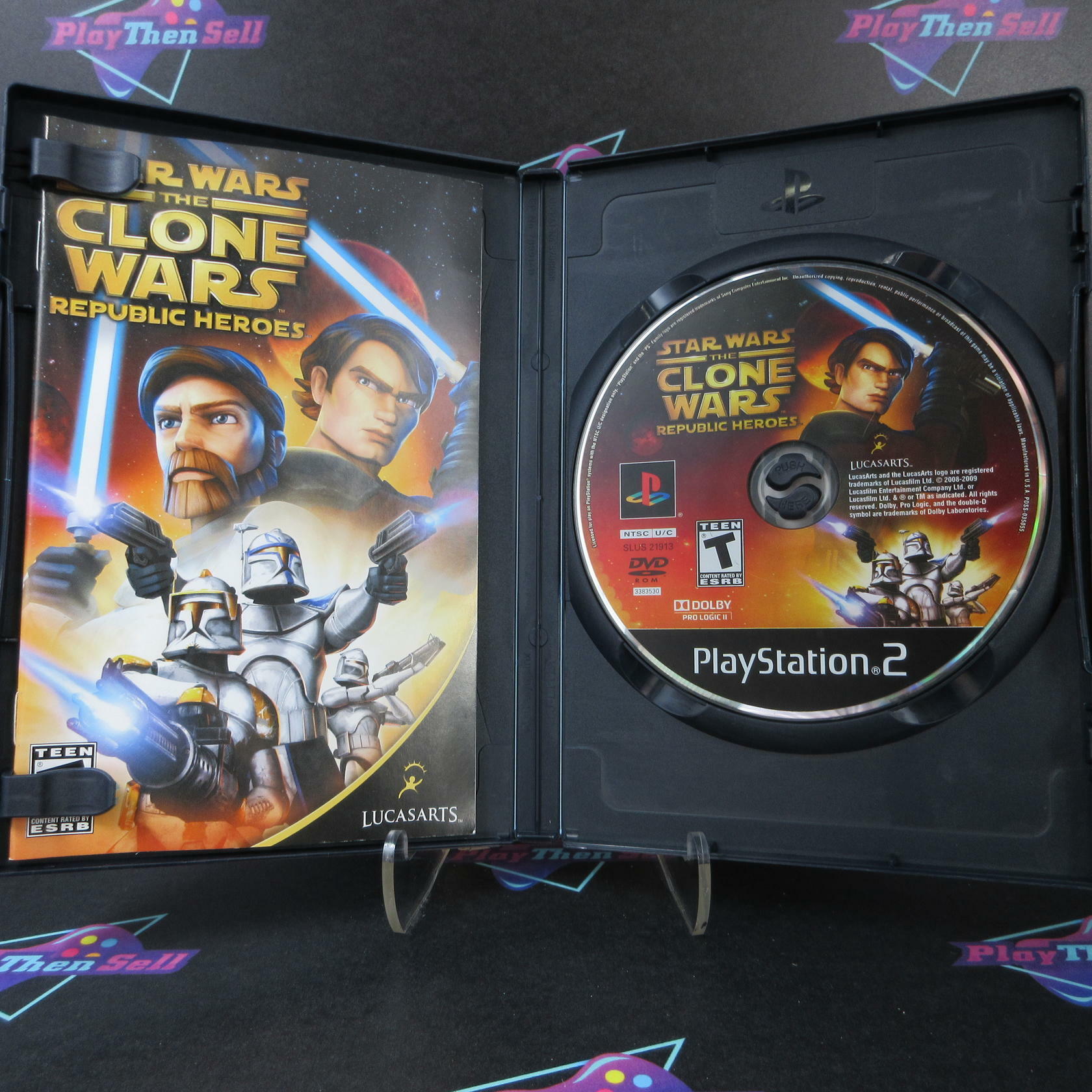 Star Wars the Clone Wars Republic Heroes PS2 PlayStation 2 Complete - Excellent