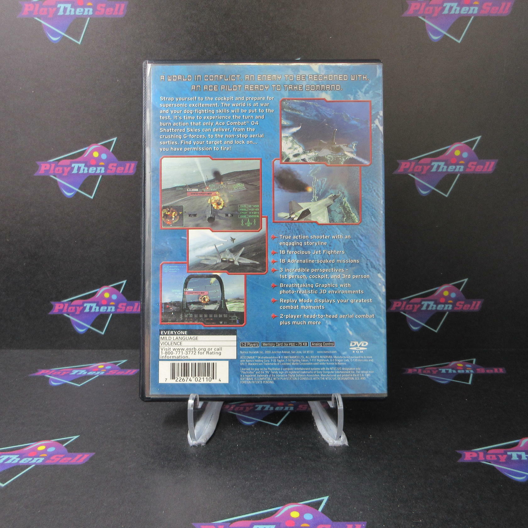 Ace Combat 4 Shattered Skies PS2 PlayStation 2 - Very Good