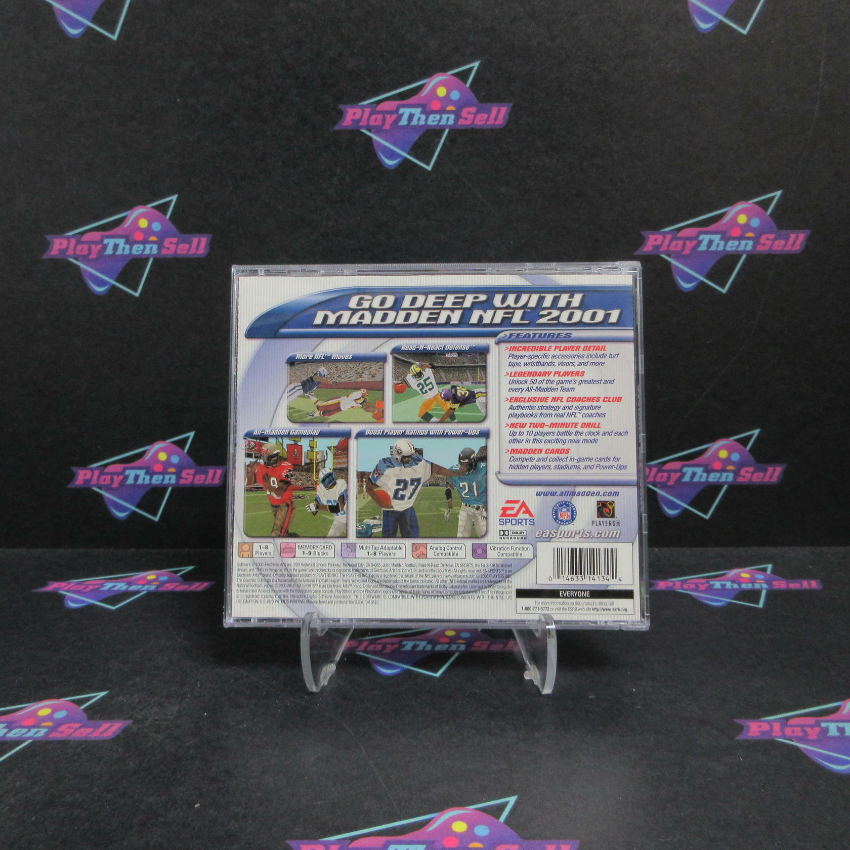 Madden NFL 2001 PS1 PlayStation 1 - Very Good