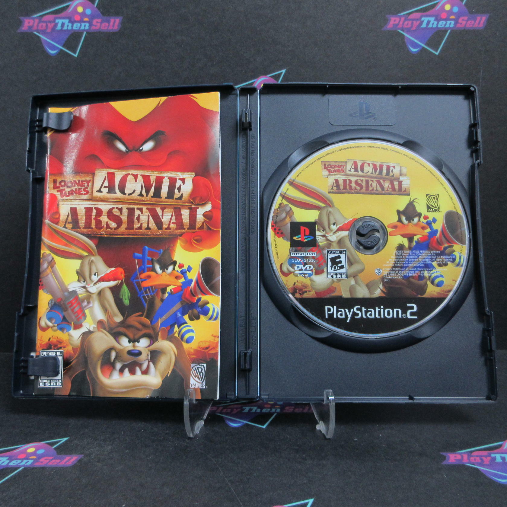 Looney Tunes Acme Arsenal PS2 PlayStation 2 Complete - Very Good