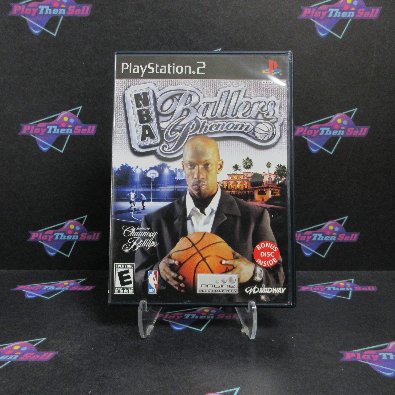 NBA Ballers Phenom PS2 PlayStation 2 + CD / Reg Card Complete - Excellent