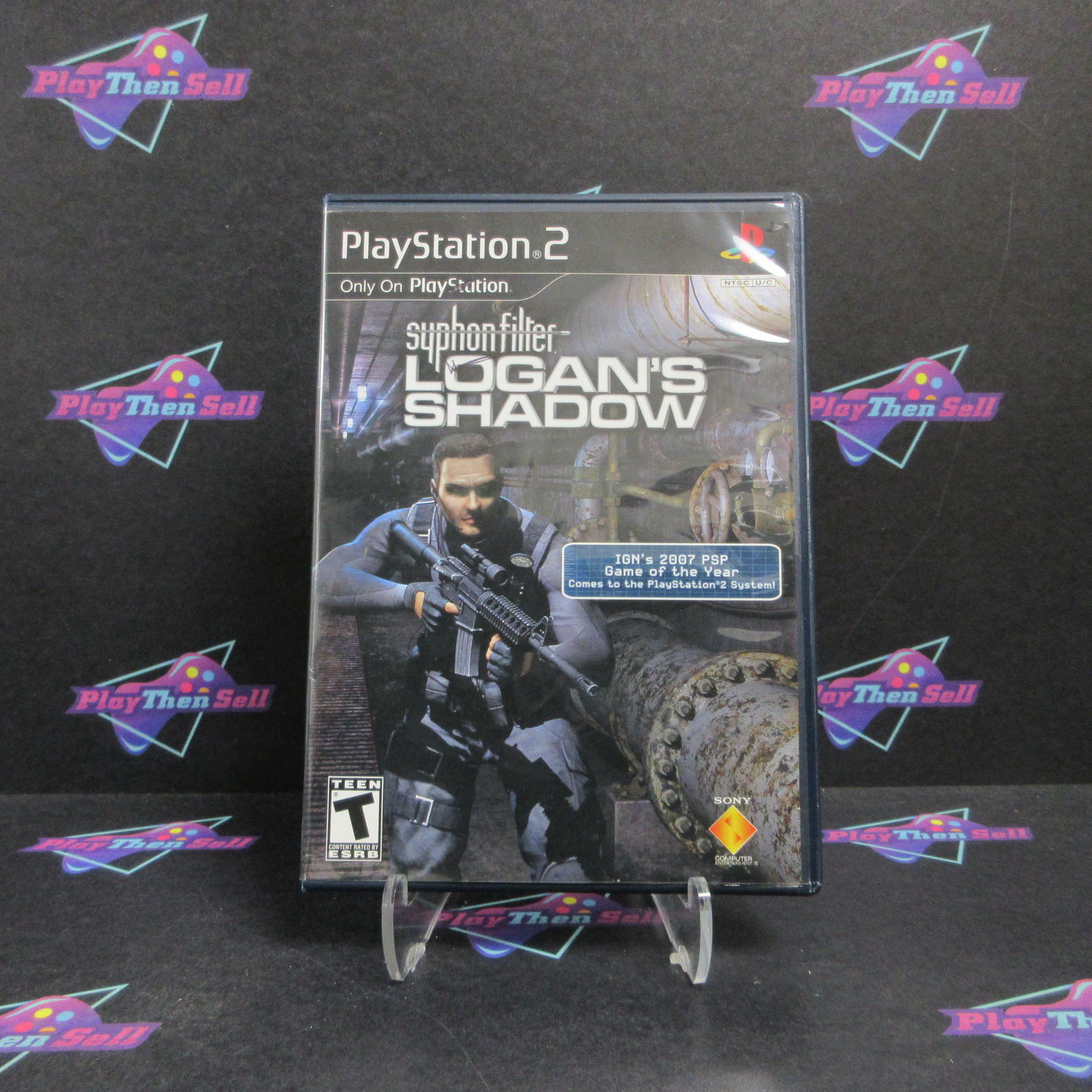 Syphon Filter Logan's Shadow PS2 PlayStation 2 - Very Good