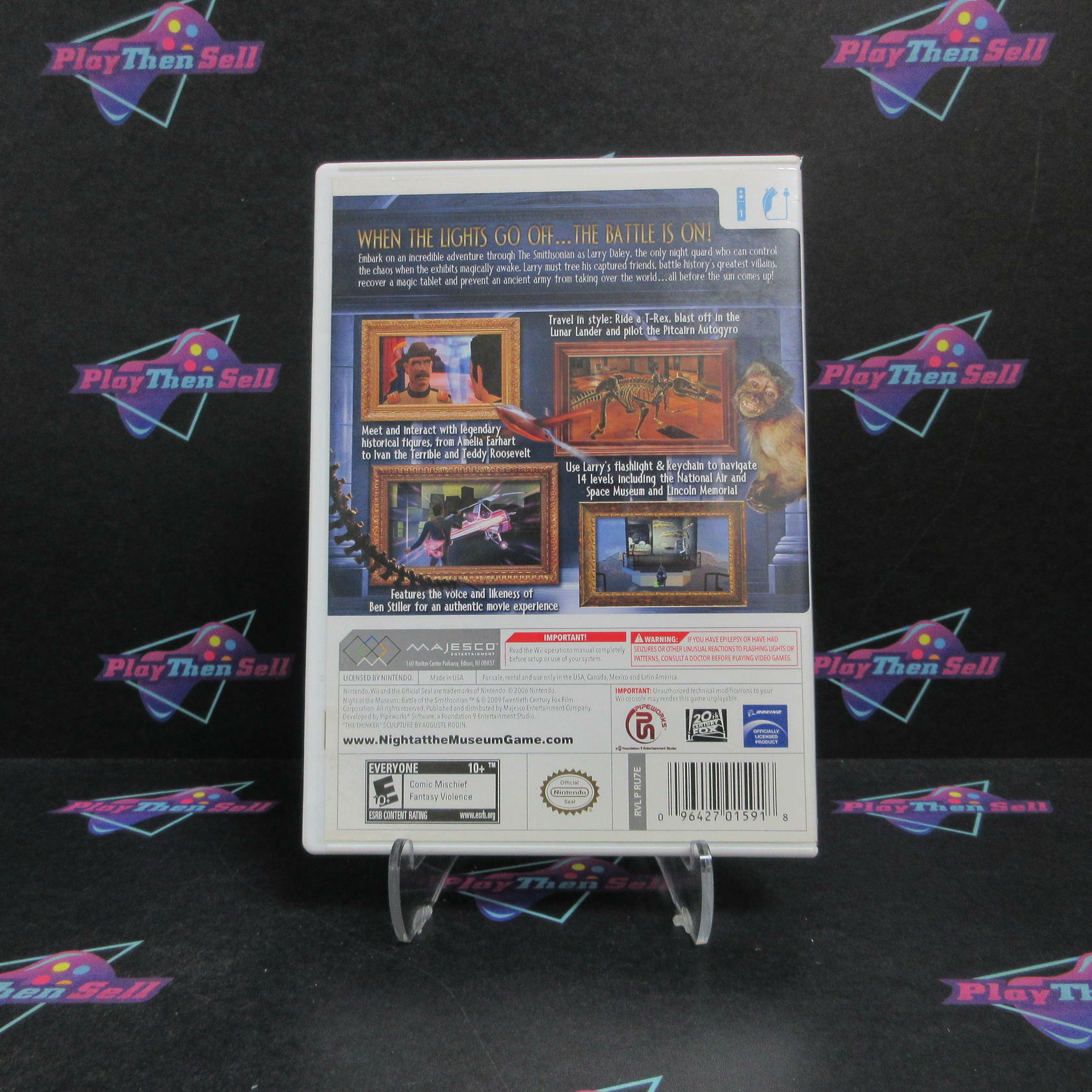 Night at the Museum Battle of the Smithsonian Nintendo Wii - Very Good