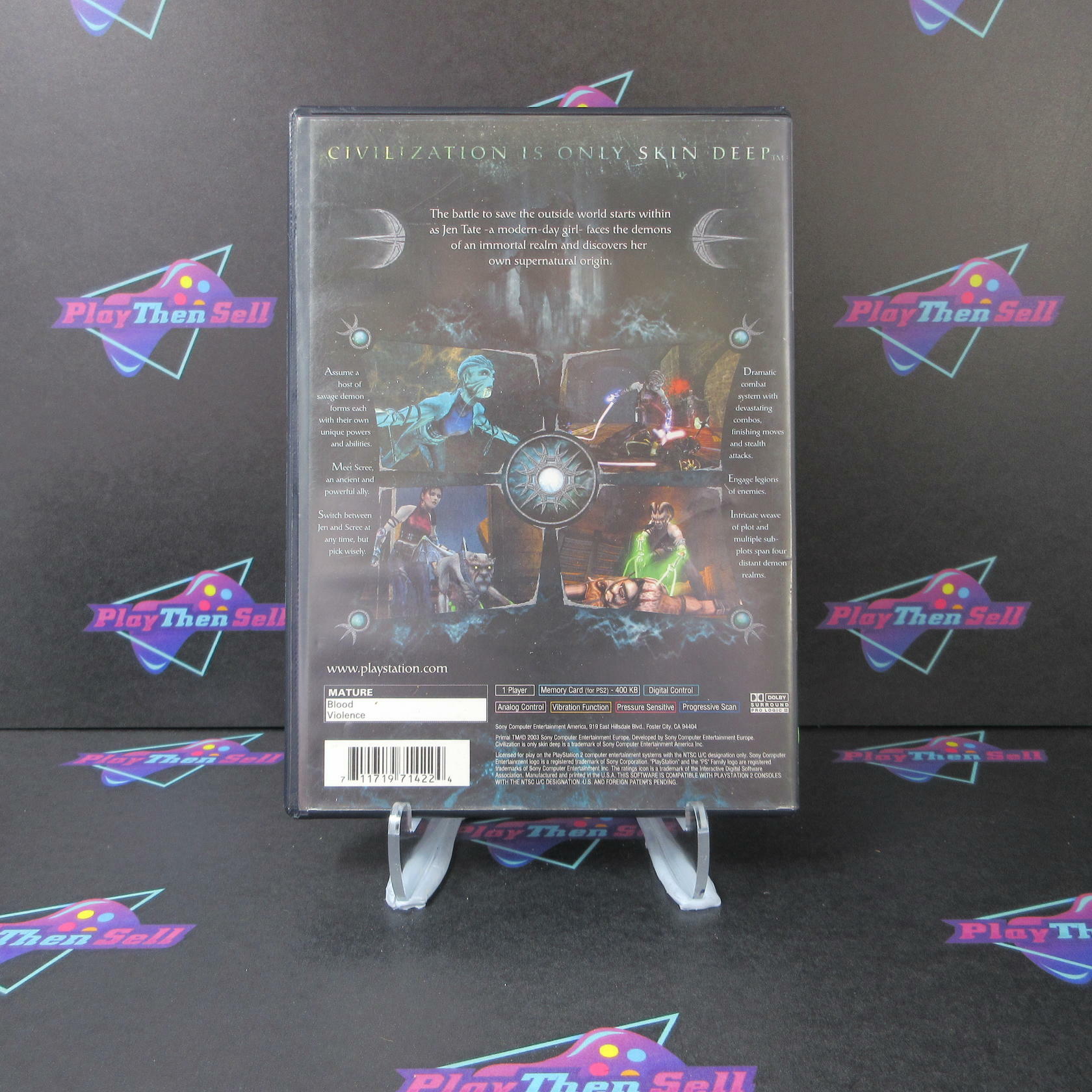 Primal PS2 PlayStation 2 - Very Good