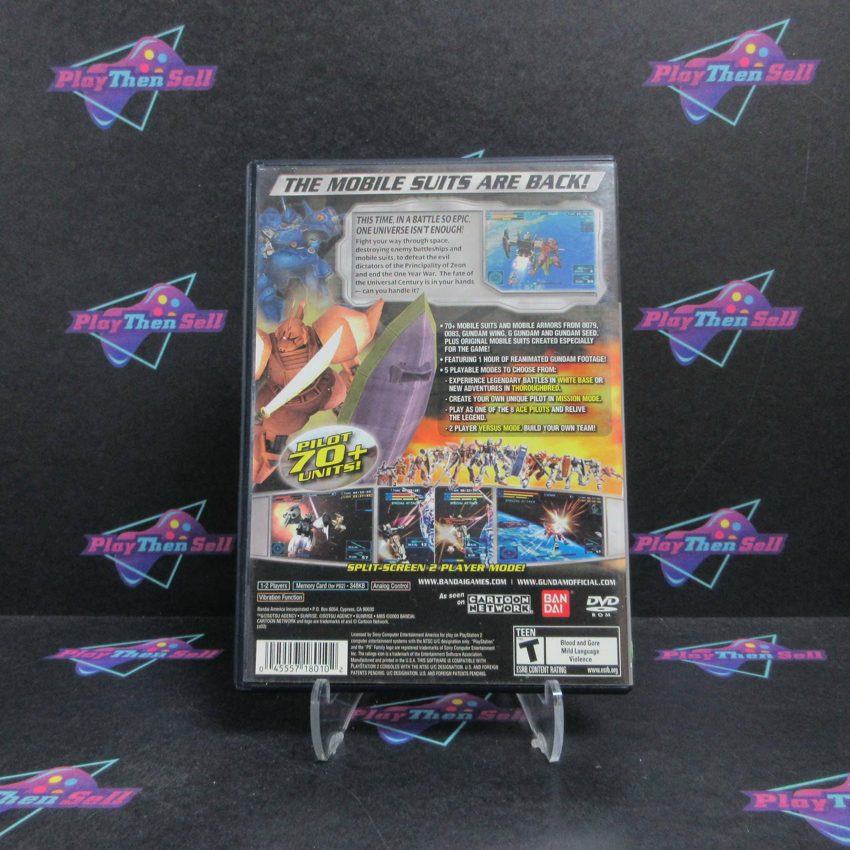 Mobile Suit Gundam Encounters in Space Playstation 2 PS2 - Very Good