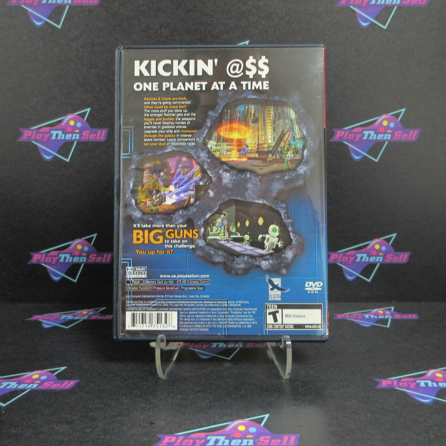 Ratchet & Clank Going Commando PS2 PlayStation 2 GH - Very Good