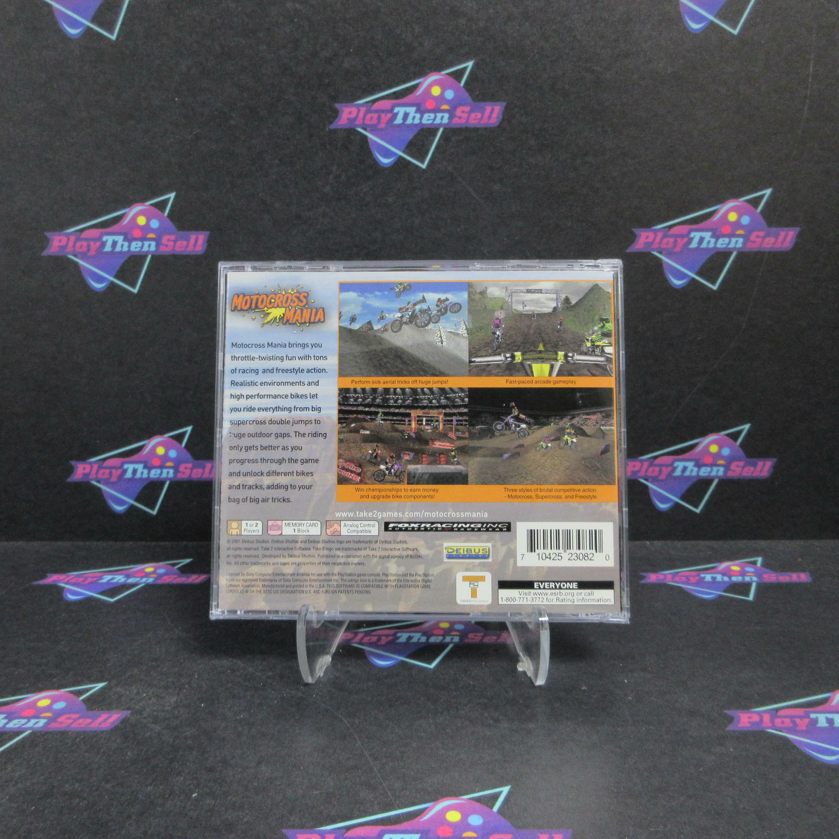 Motocross Mania PS1 PlayStation 1 - Very Good