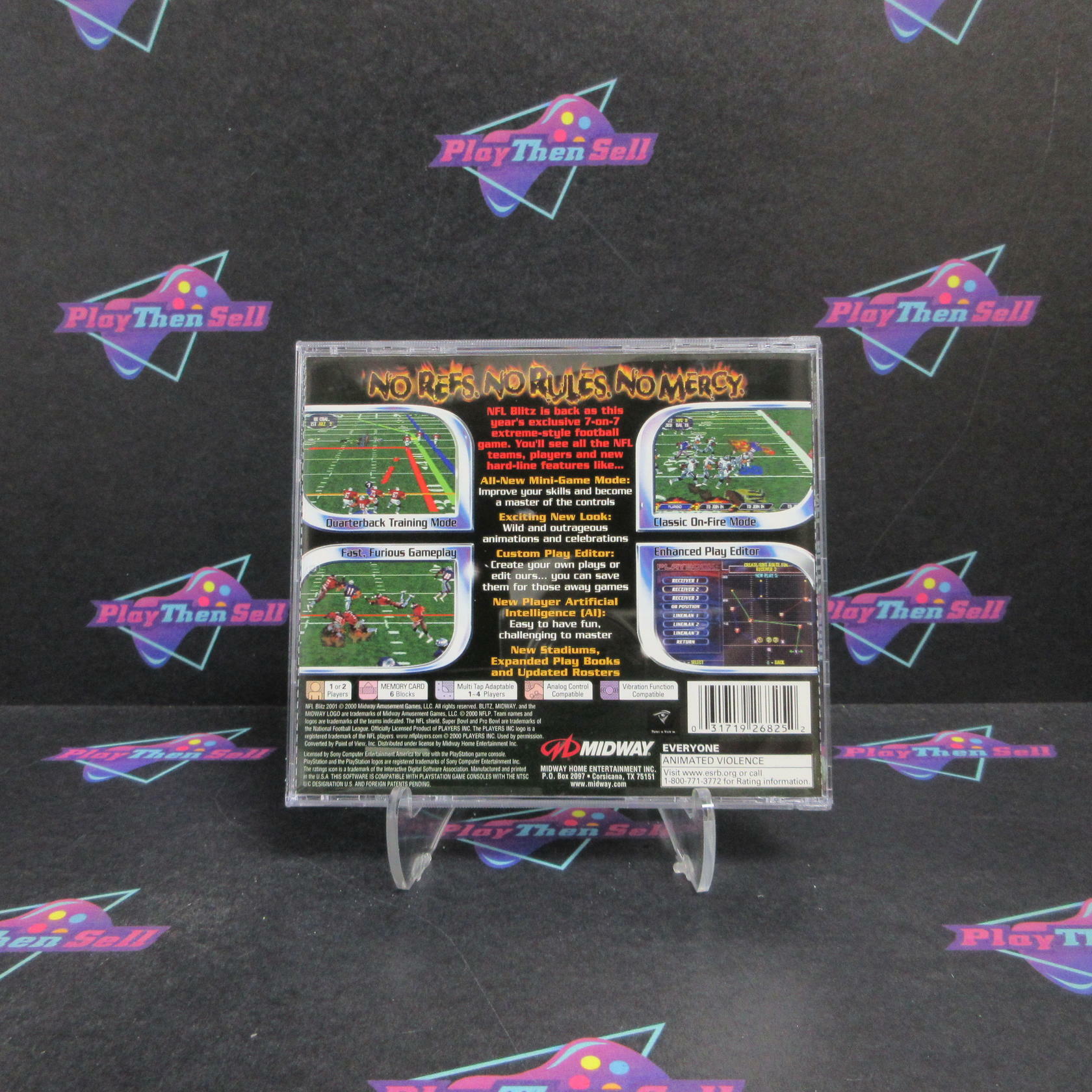 NFL Blitz 2001 PS1 PlayStation 1 - Very Good