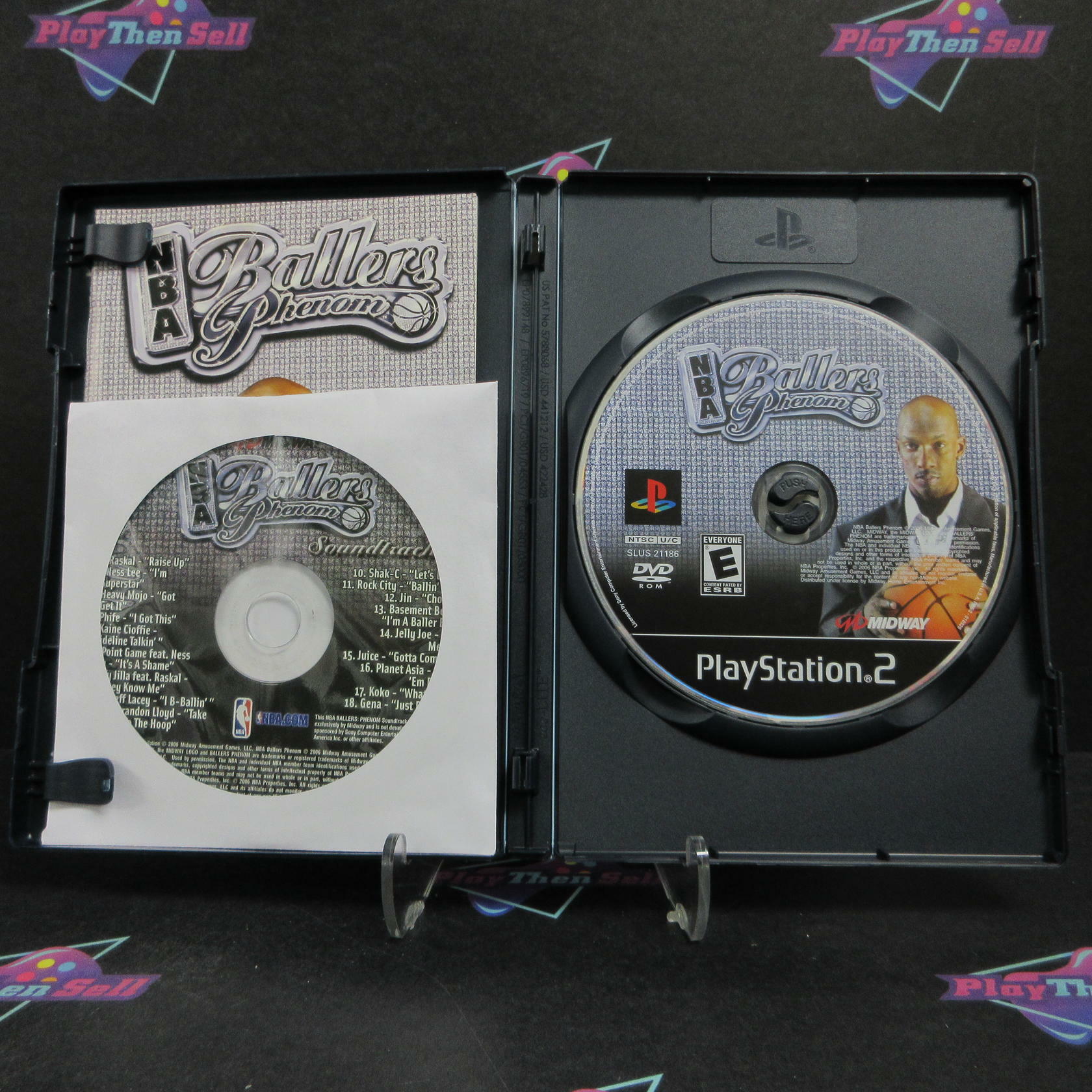 NBA Ballers Phenom PS2 PlayStation 2 + CD / Reg Card Complete - Excellent
