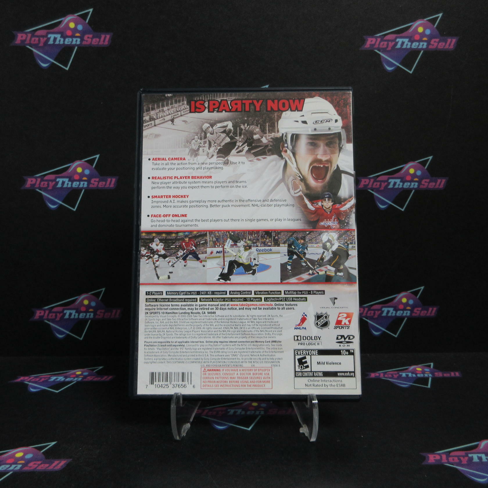 NHL 2K10 PS2 PlayStation 2 - Very Good