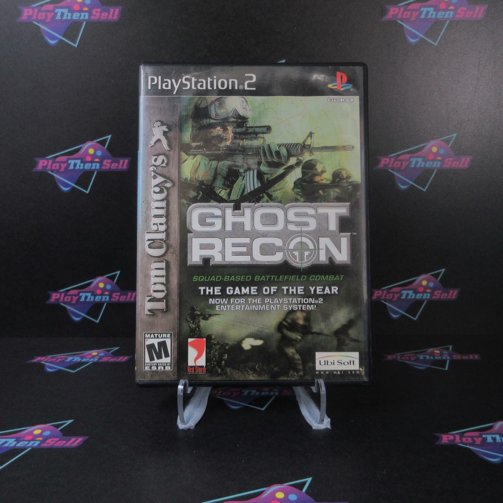 Tom Clancy's Ghost Recon PS2 PlayStation 2 + Reg Card Complete - Very Good