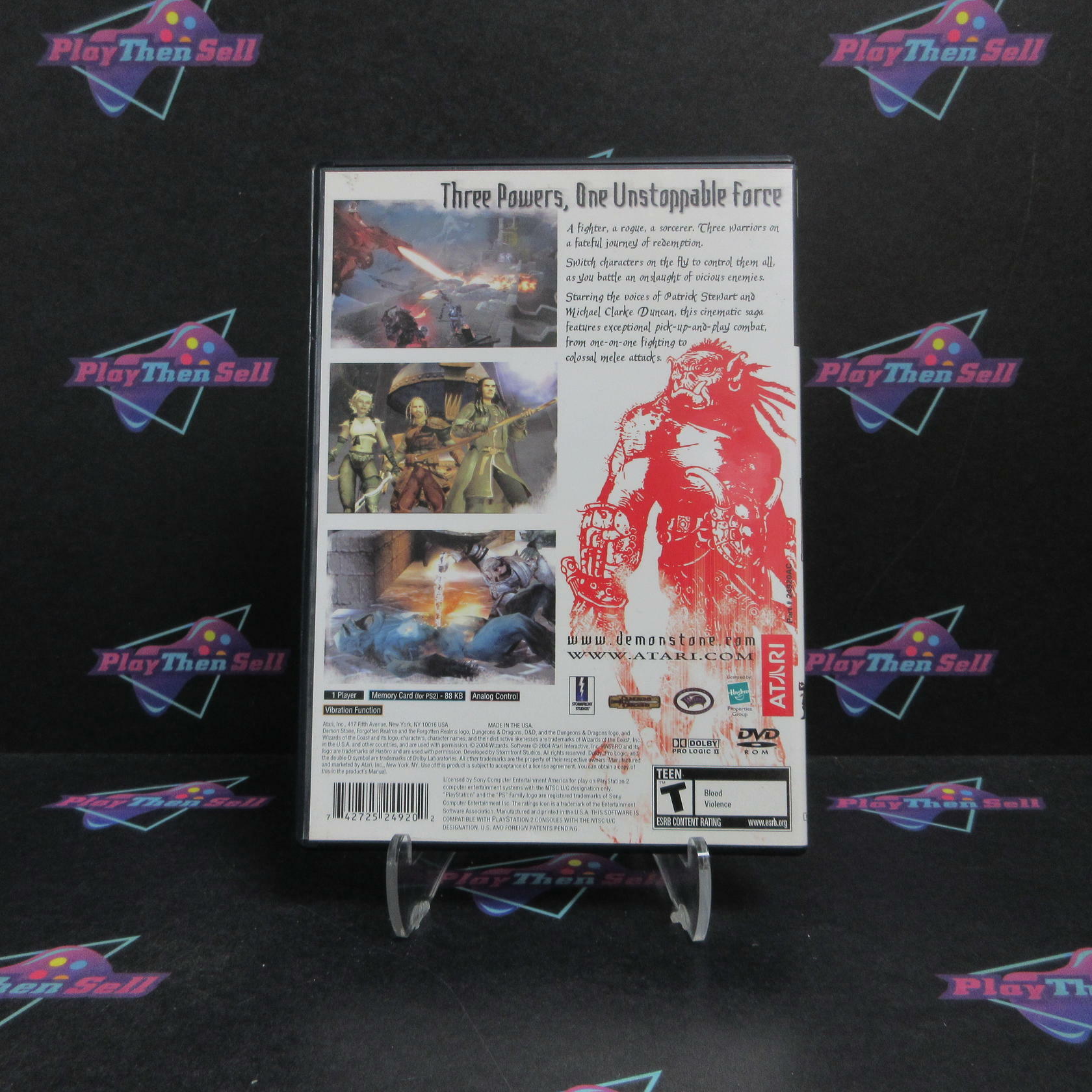Demon Stone PS2 PlayStation 2 - Very Good