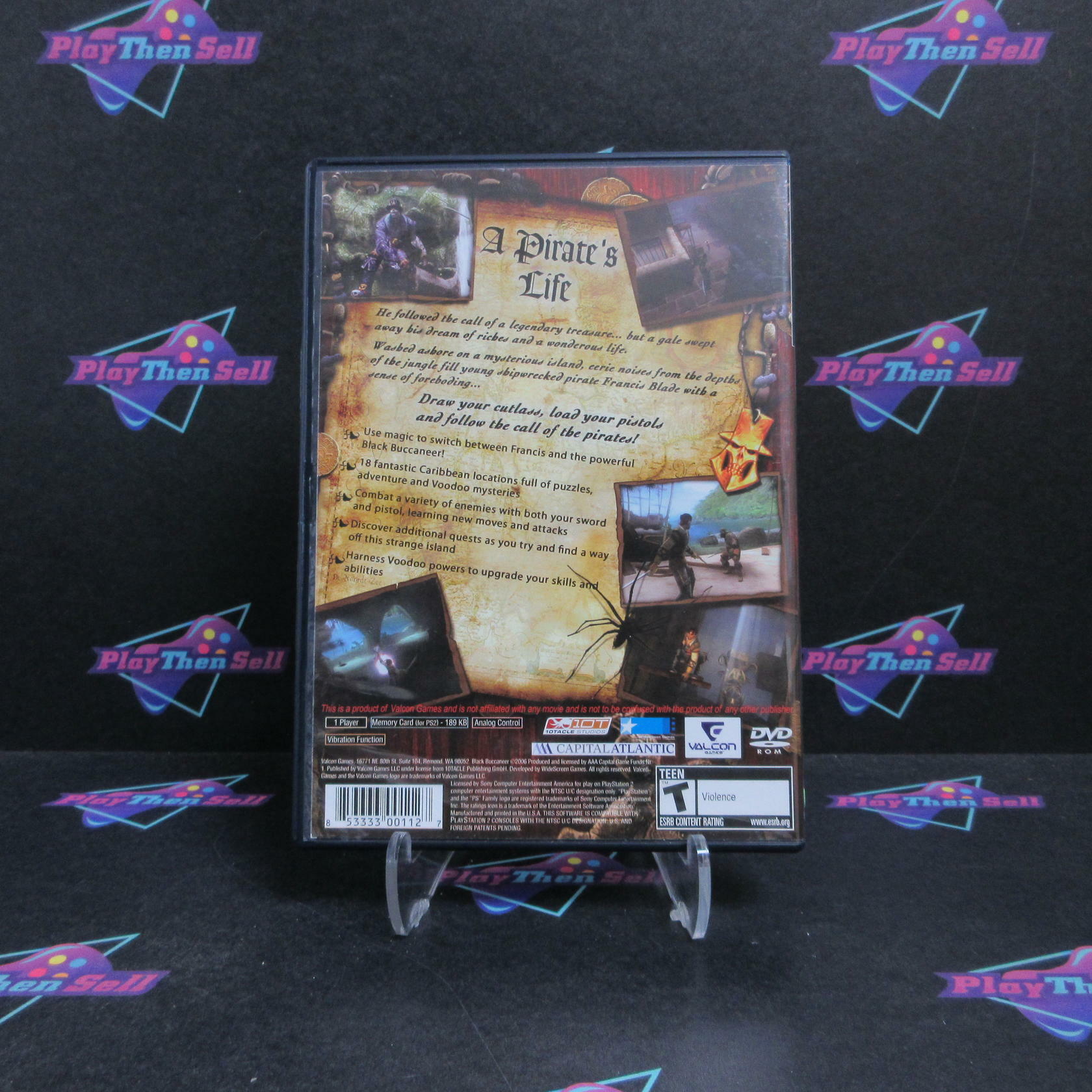 Pirates Legend of the Black Buccaneer PS2 PlayStation 2 - Very Good