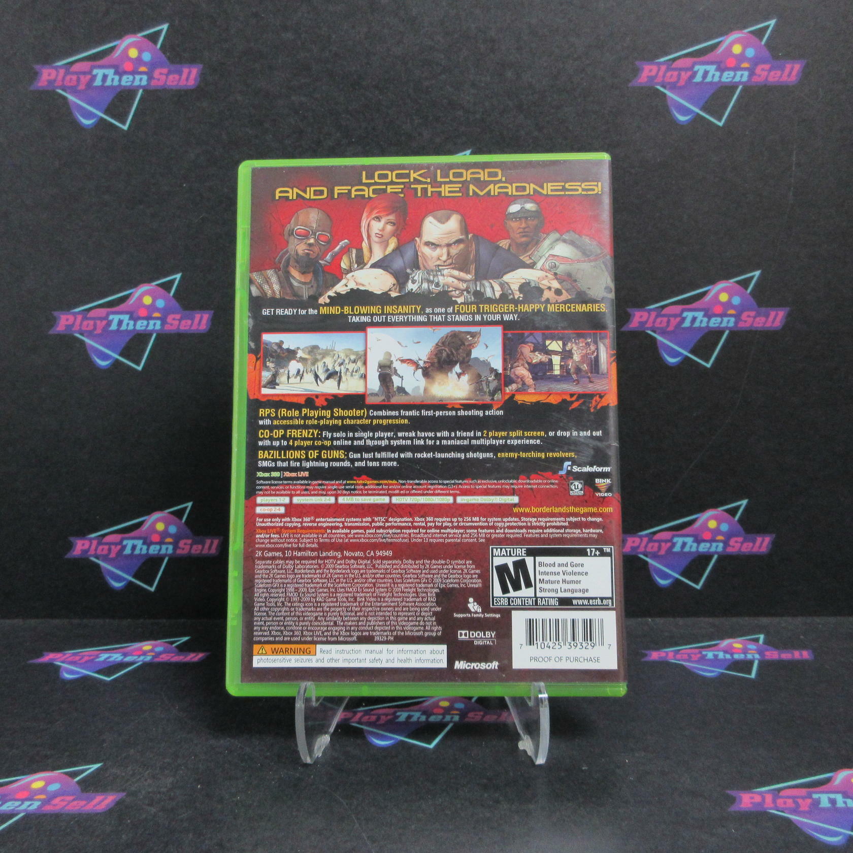 Borderlands Xbox 360 PH - Very Good
