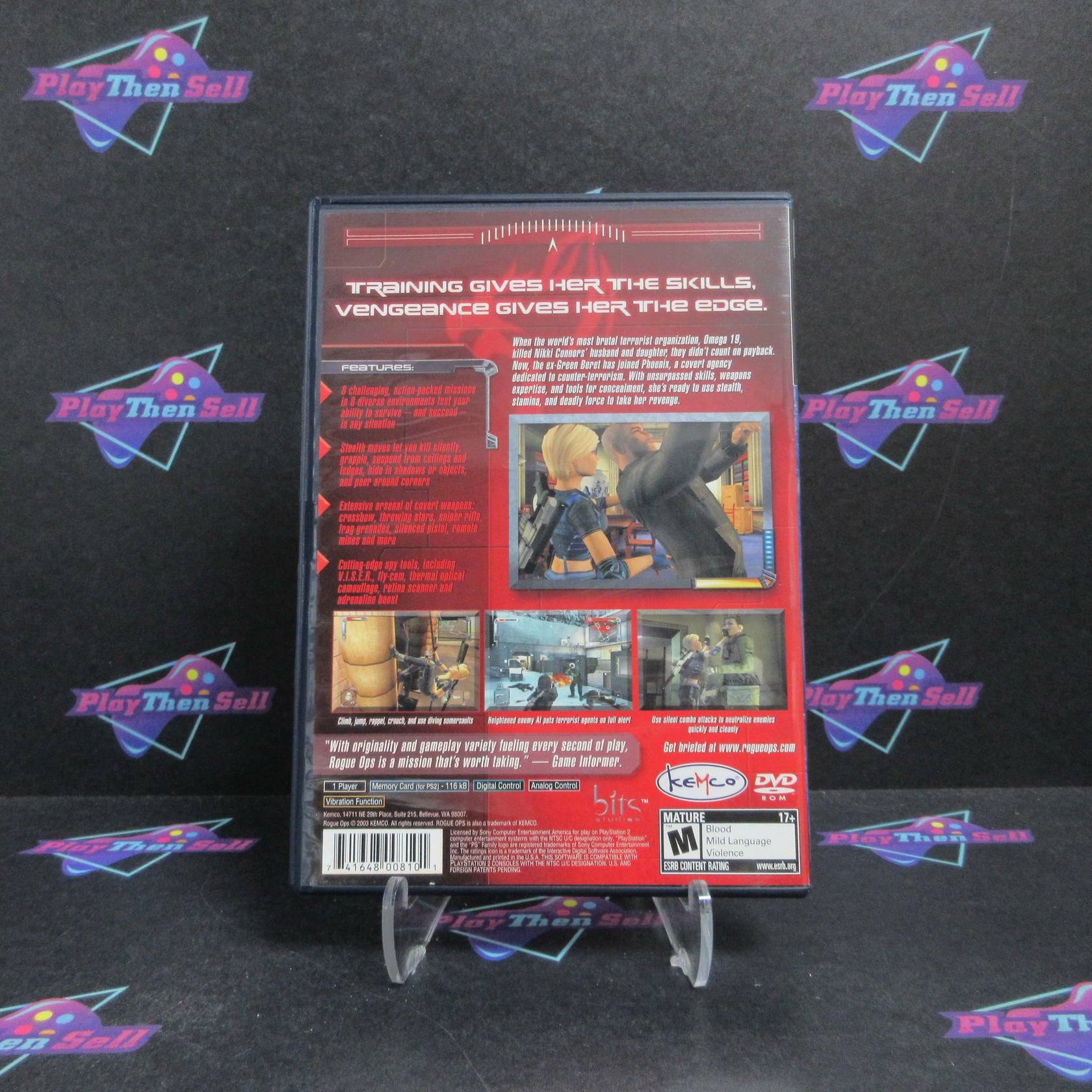 Rogue Ops PS2 PlayStation 2 - Very Good