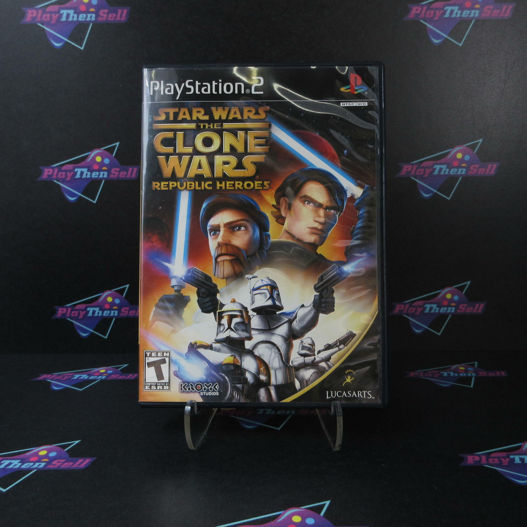 Star Wars the Clone Wars Republic Heroes PS2 PlayStation 2 Complete - Excellent
