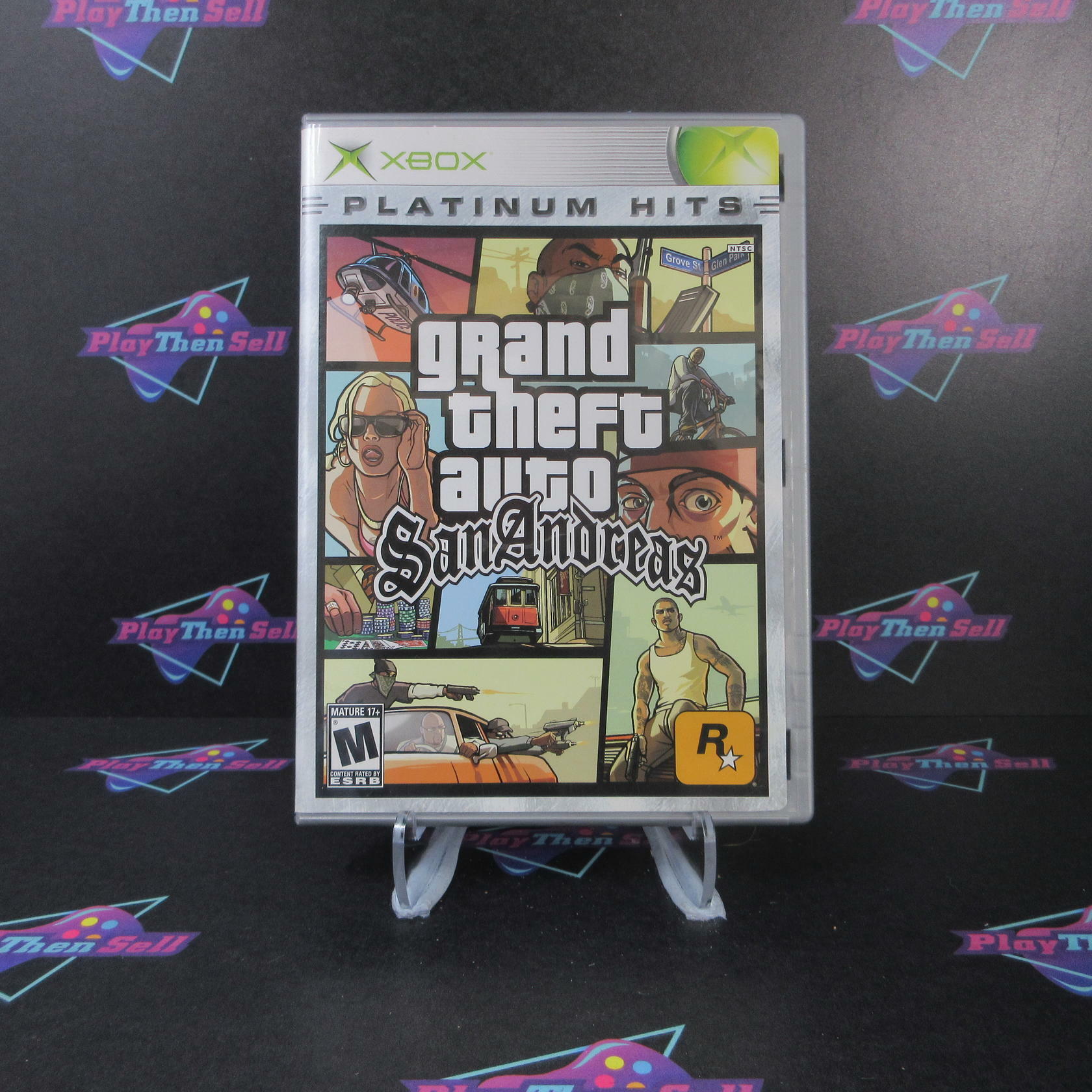 Grand Theft Auto San Andreas Xbox Platinum Hits - Very Good