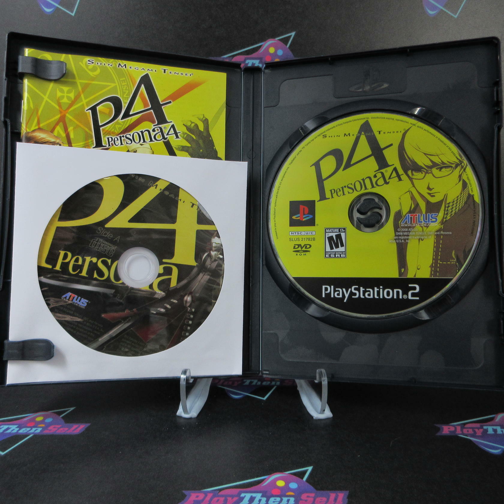 Shin Megami Tensei Persona 4 PS2 PlayStation 2 + Bonus Disk Complete - Excellent