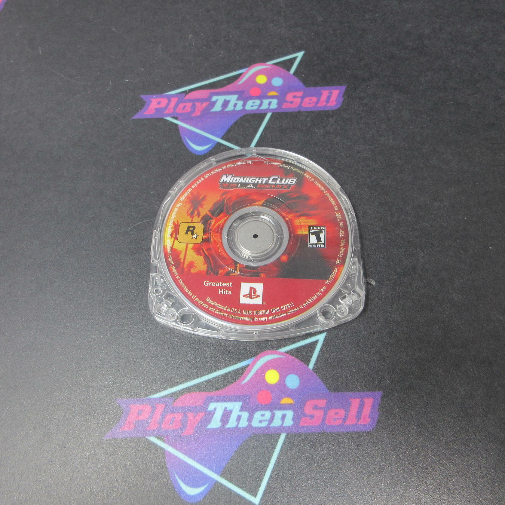 Midnight Club LA Remix Sony PSP GH Clear UMD Disc Only - Very Good