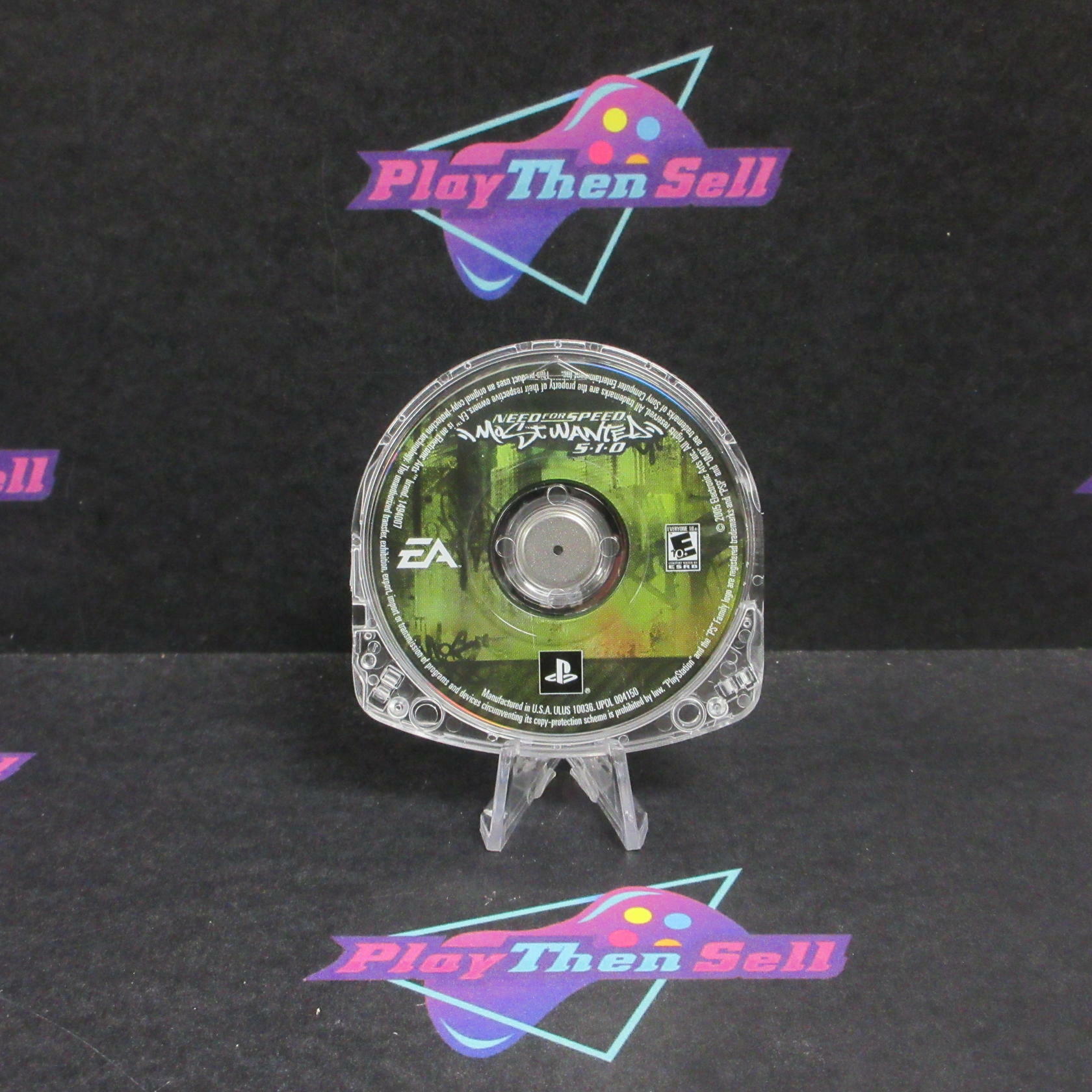 Need For Speed Most Wanted 510 Sony PSP Clear UMD Disc Only - Very Good