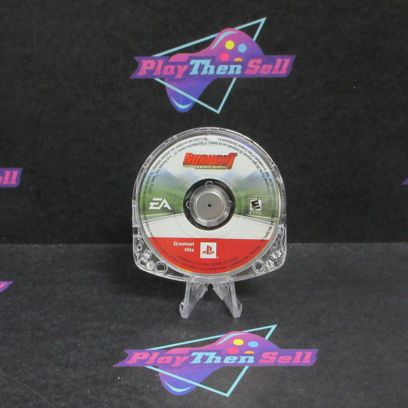 Burnout Legends Sony PSP GH Clear UMD Disc Only - Very Good