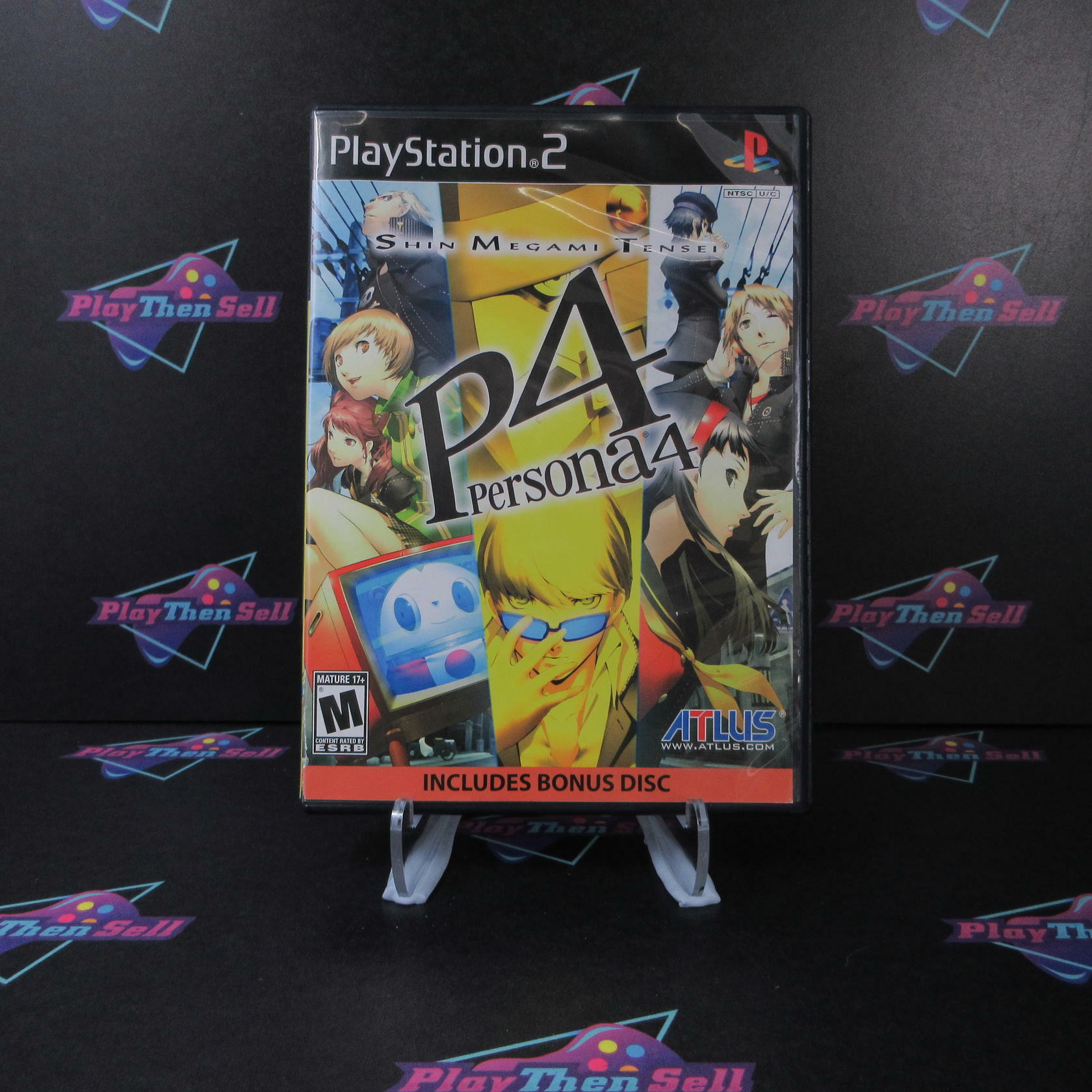 Shin Megami Tensei Persona 4 PS2 PlayStation 2 + Bonus Disk Complete - Excellent