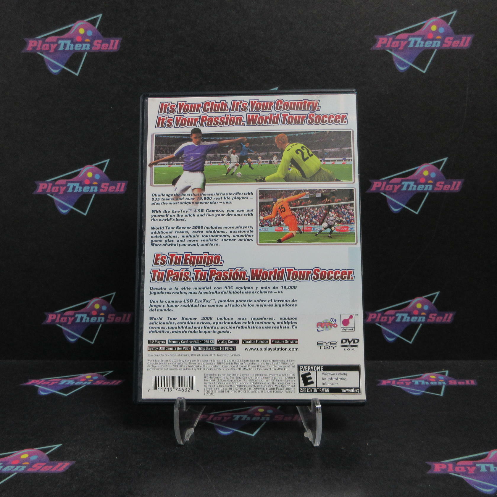 World Tour Soccer 2006 PS2 PlayStation 2 Complete - Very Good