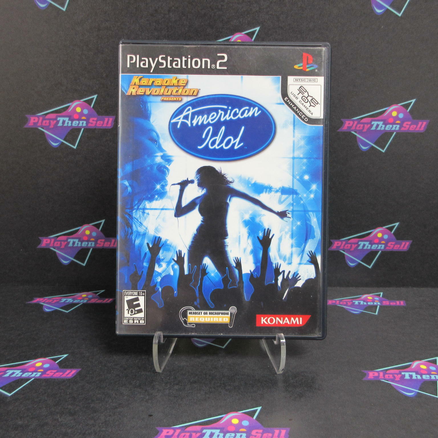 Karaoke Revolution American Idol PS2 PlayStation 2 Complete - Very Good