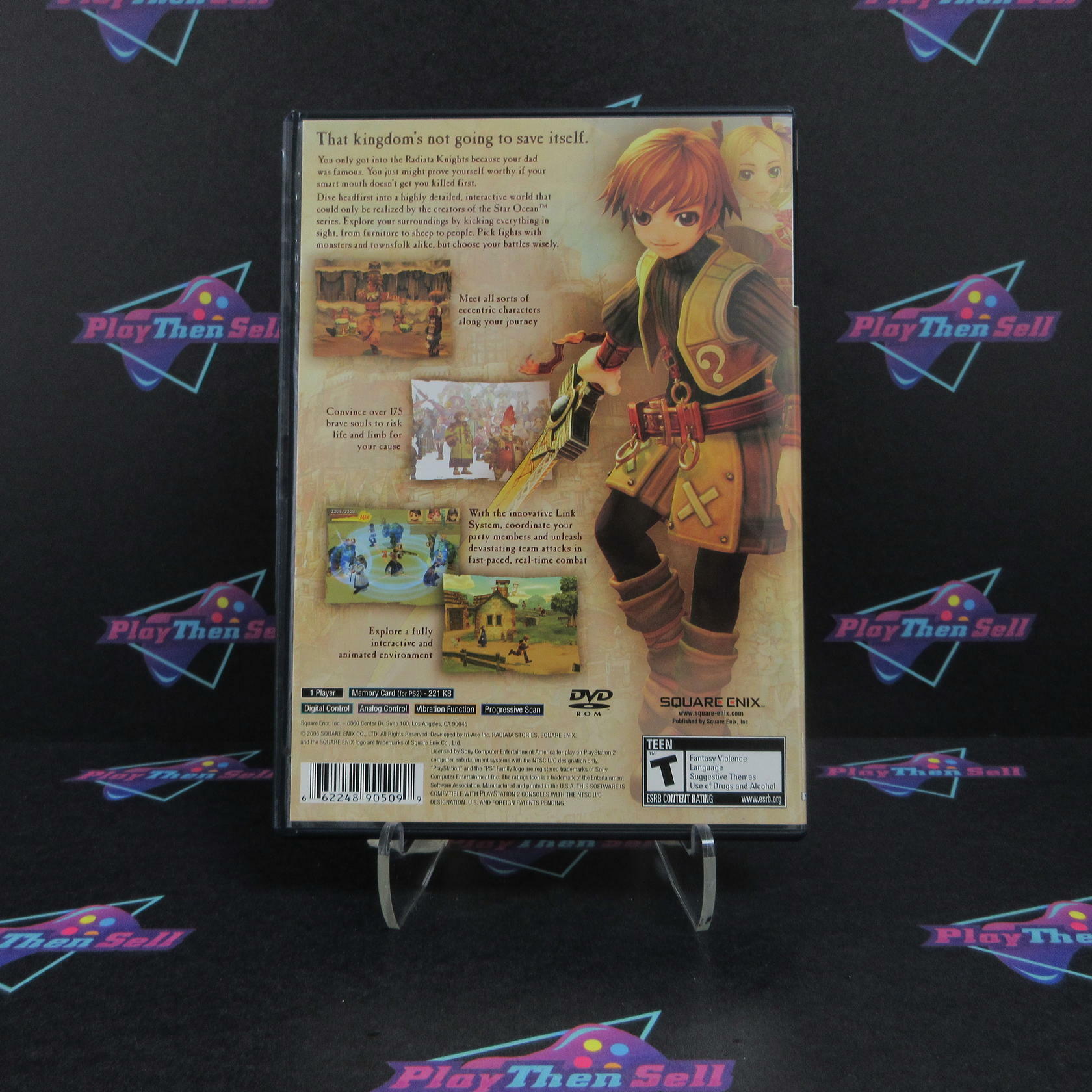 Radiata Stories PS2 PlayStation 2 + Reg card Complete - Excellent