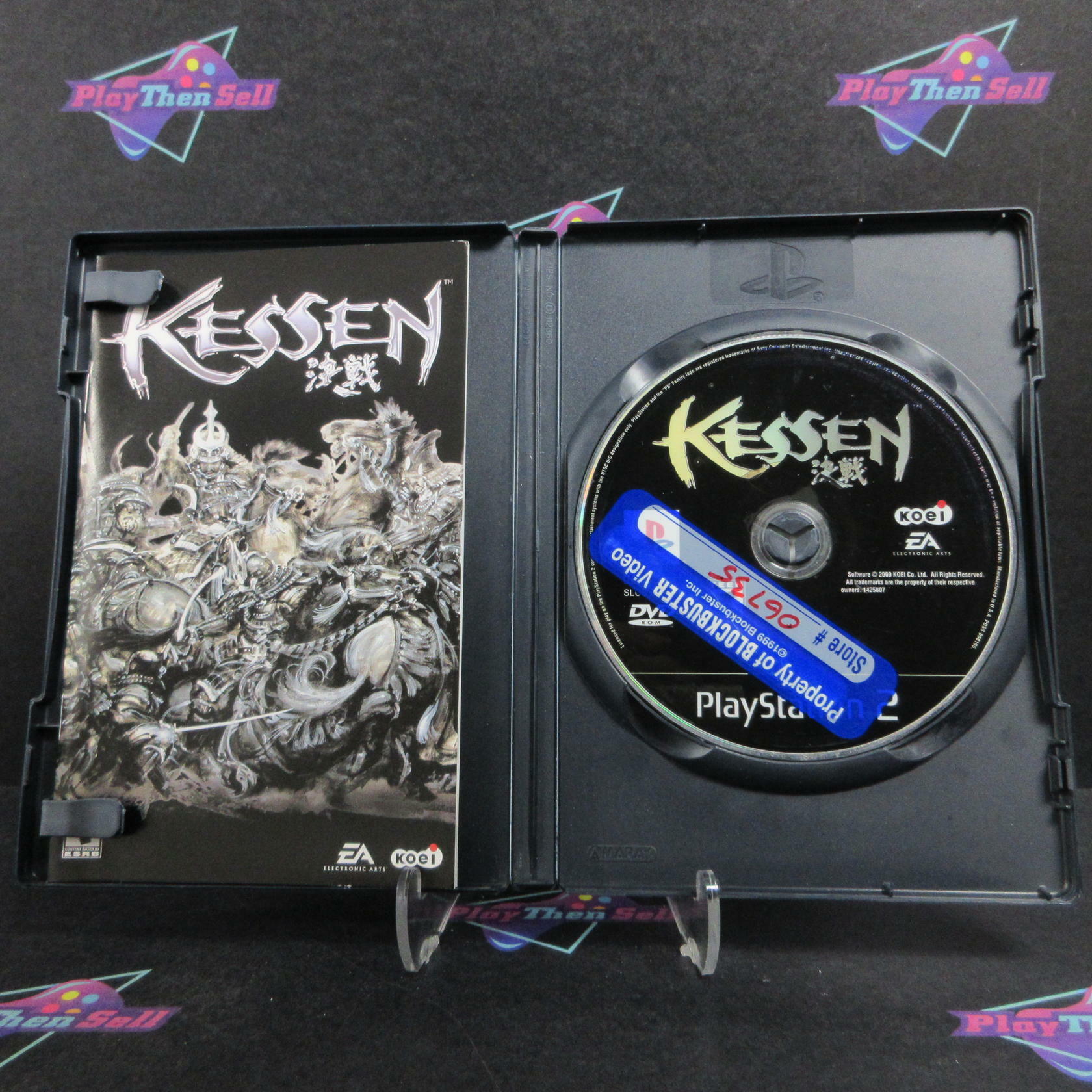 Kessen PS2 PlayStation 2 + Reg Card Complete - Very Good