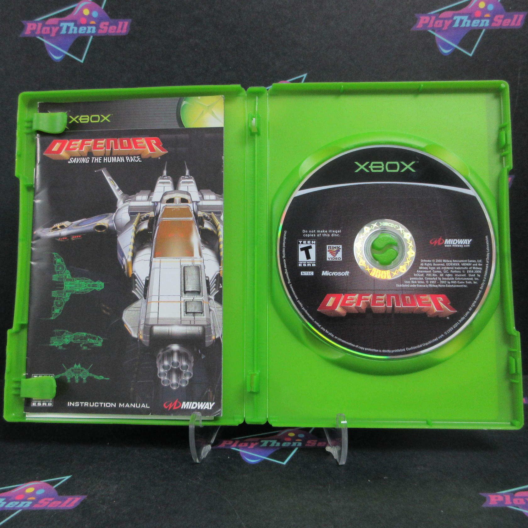 Defender Xbox + Reg Card Complete - Refurbished