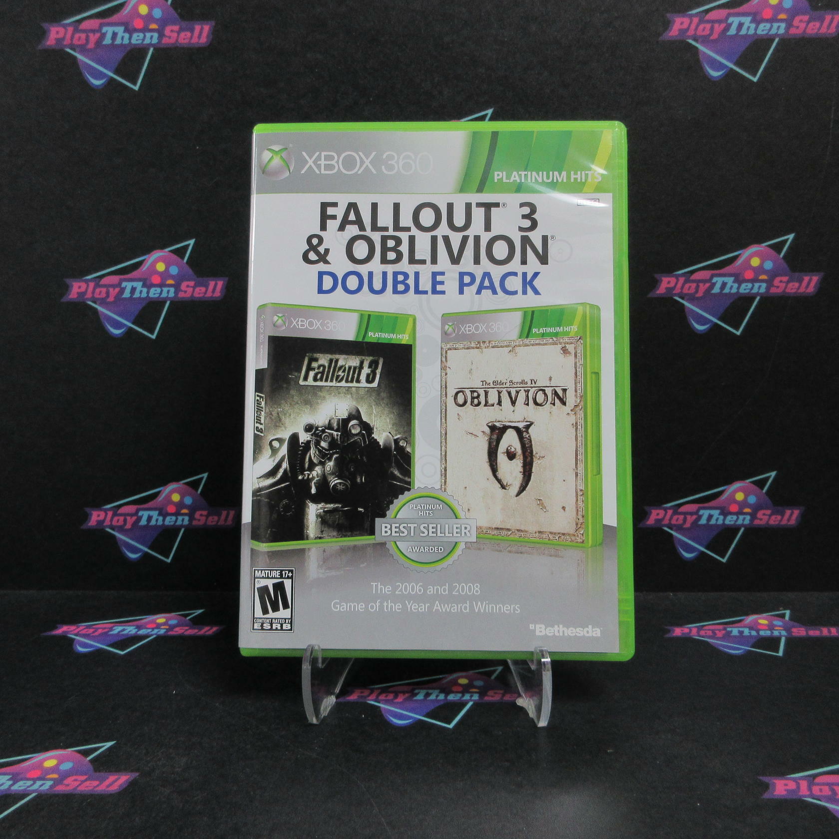 Fallout 3 & Oblivion Double Pack Xbox 360 PH Complete - Excellent